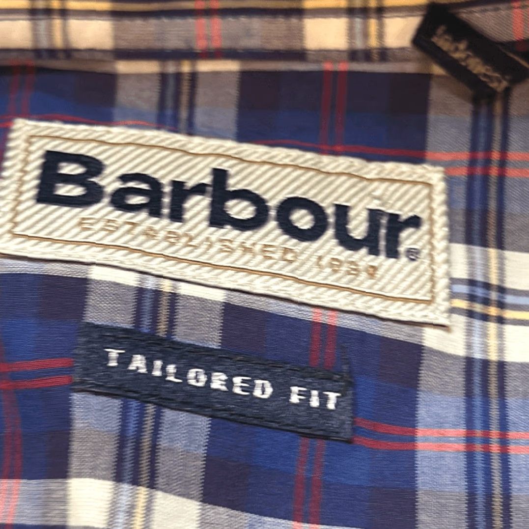 Barbour Barbour Button-Down Shirt Tailored Fit Blue Red Gingham Plaid XL Multicolor Men AW19/TRB Size US XL / EU 56 / 4 - 5 Thumbnail