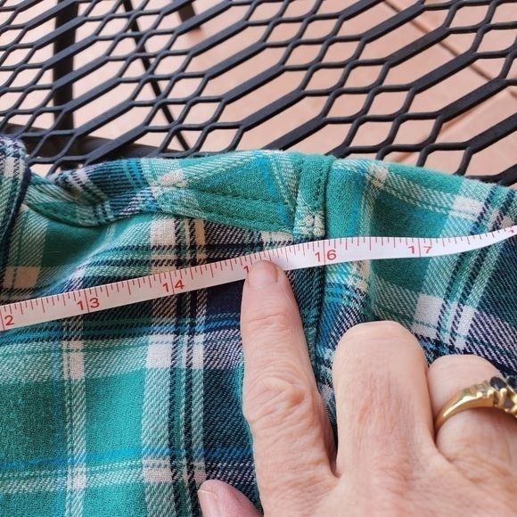 Orvis Orvis Green Plaid Flannel & Fleece Lined Snap LS Sz. L Shack Size L / US 10 / IT 46 - 8 Thumbnail