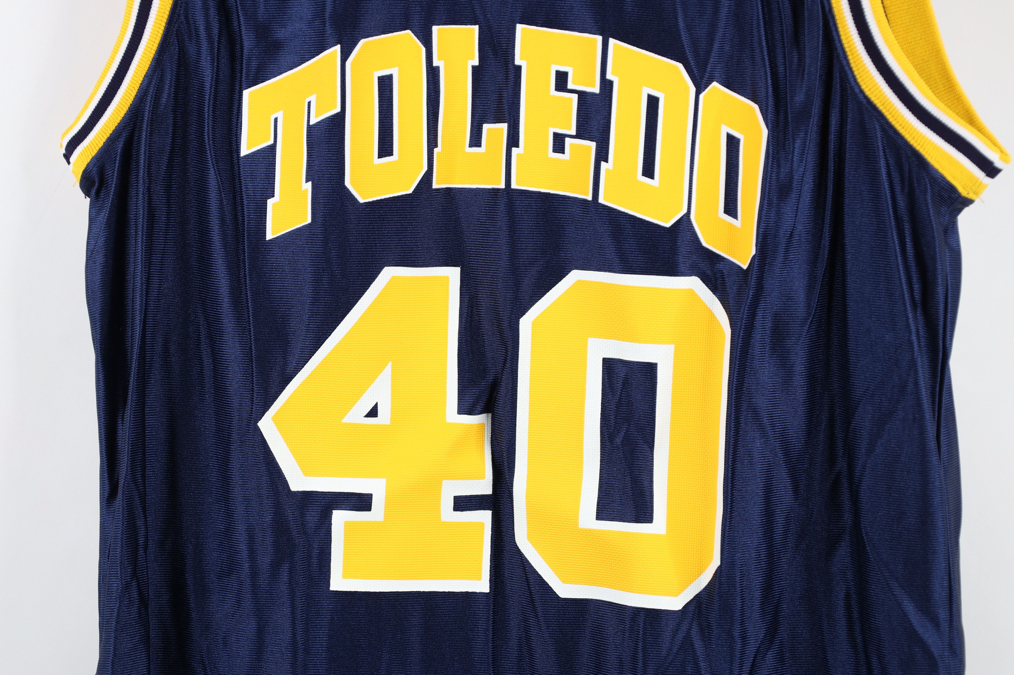 Vintage Vintage 80s 90s University of Toledo Basketball Jersey Size US XXL / EU 58 / 5 - 4 Thumbnail