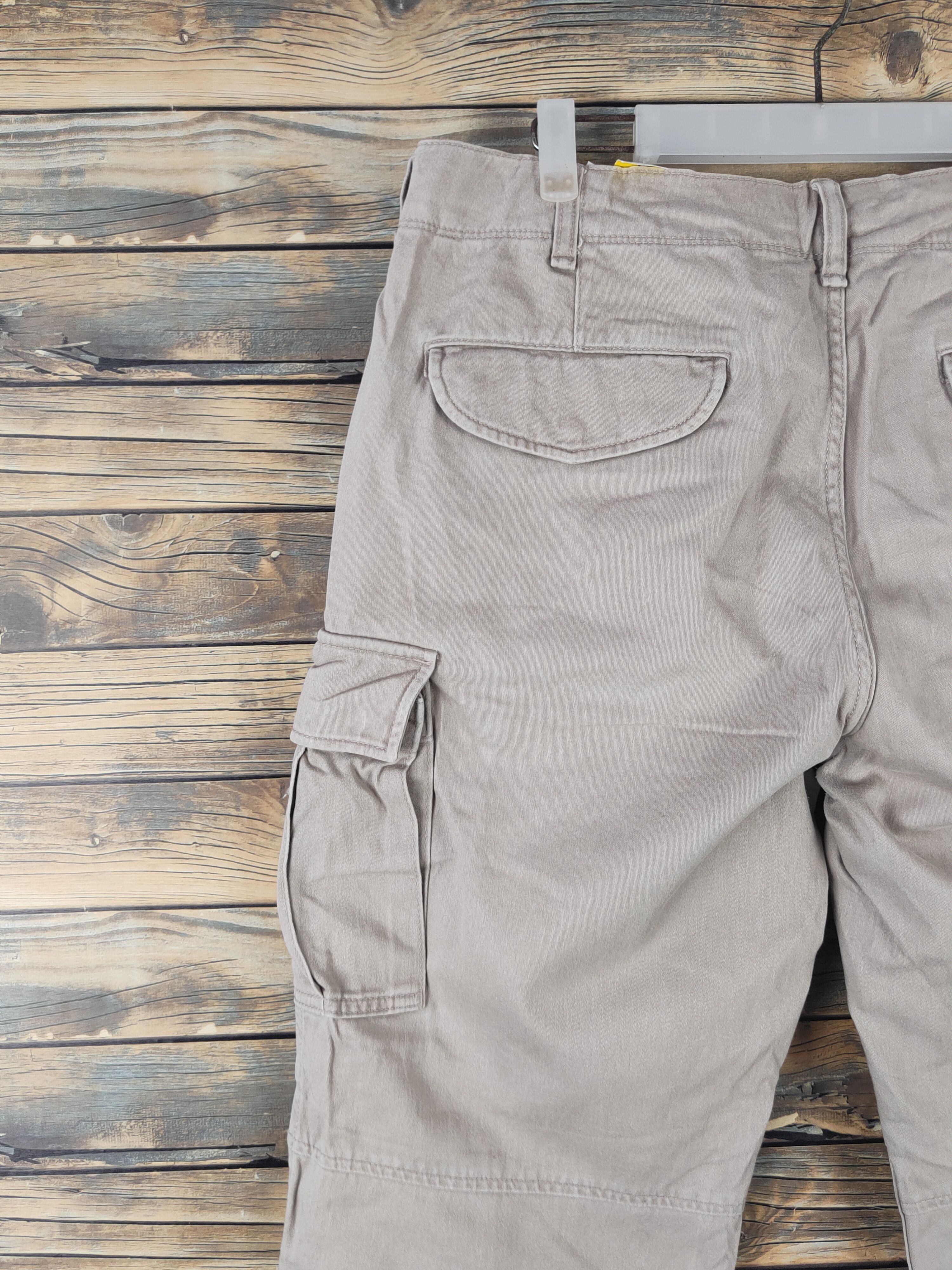 Japanese Brand DL Uniqlo Beige Multipocket Cargo Pants #2117 Size US 36 / EU 52 - 8 Thumbnail
