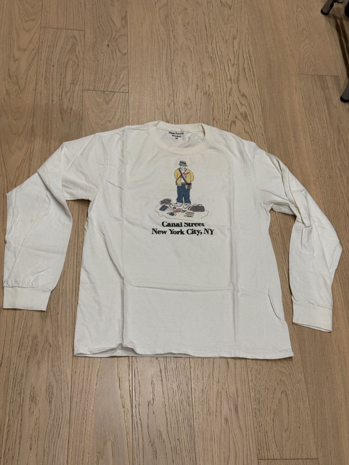 Vintage Vintage Canal Street NYC Graphic Long Sleeve T Size US M / EU 48-50 / 2 - 1 Thumbnail