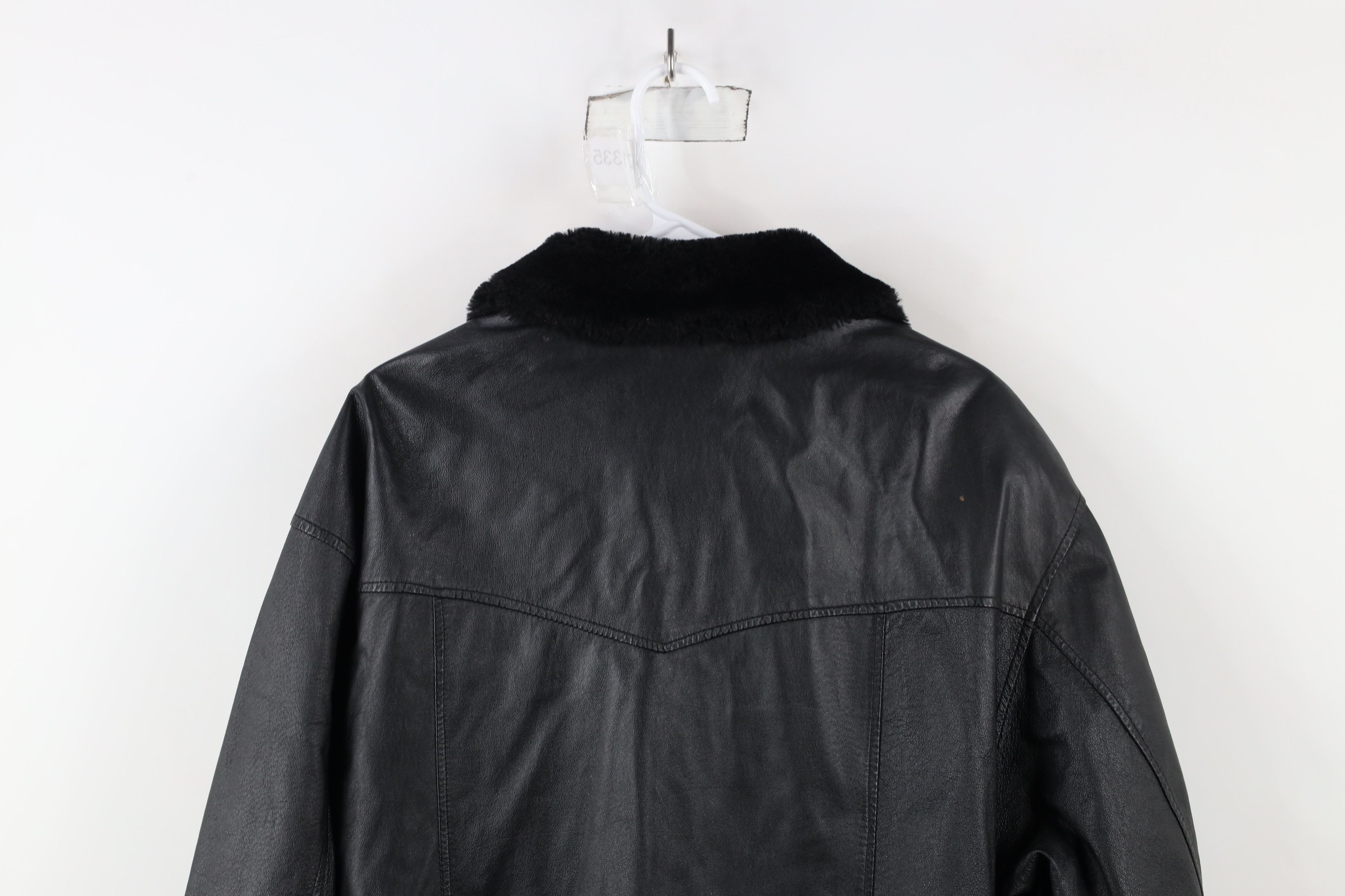 Vintage Vintage 90s Streetwear Leather Pennylane Leather Jacket Size US L / EU 52-54 / 3 - 16 Thumbnail