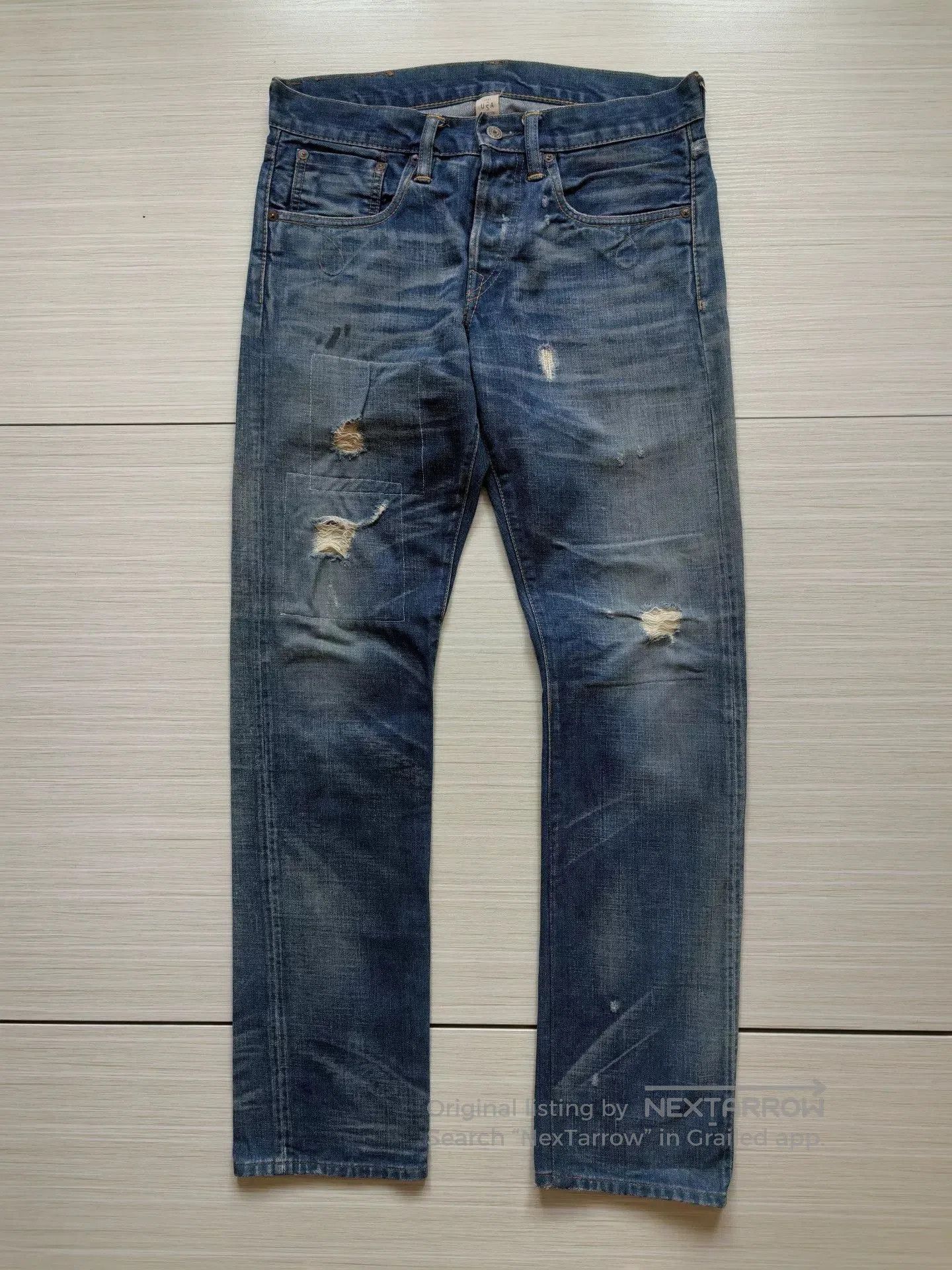 RRL Ralph Lauren RRL Slim Bootcut Denim Pants. Size US 30 / EU 46 - 3 Thumbnail