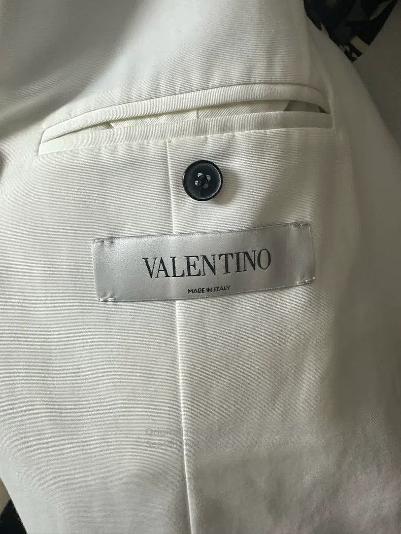 Valentino Valentino Printed wool blazer Size 48S - 4 Thumbnail