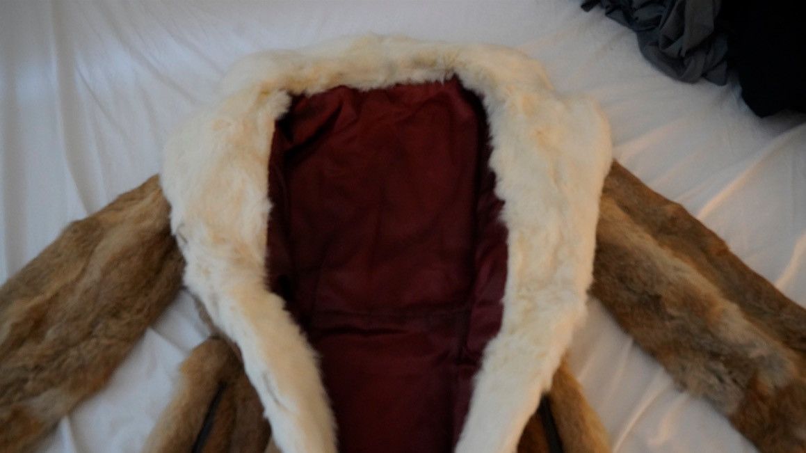 Other Vintage Brown & Cream Shearling Style Fur Coat Size ONE SIZE - 3 Thumbnail