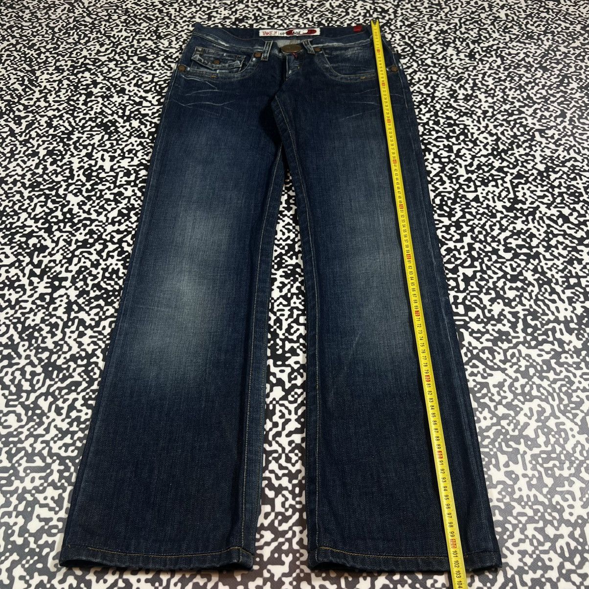 Japanese Brand Vintage Y2K Take Two Japanese Style Wide Retro Jeans Size 28" / US 6 / IT 42 - 12 Thumbnail