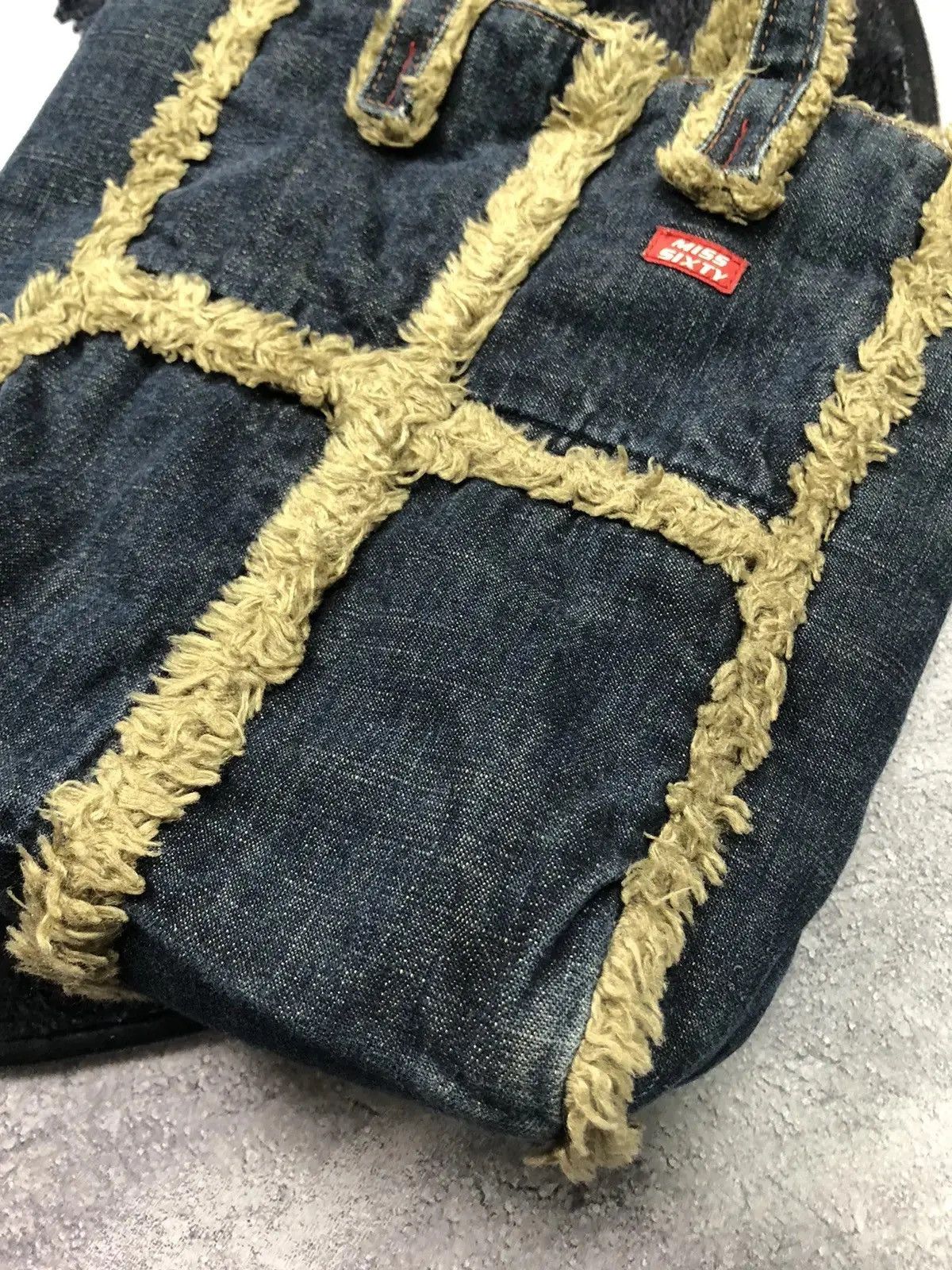 Miss Sixty MISS SIXTY Vintage Streetwear Avantgarde Mohair Denim Bag Size ONE SIZE - 3 Thumbnail