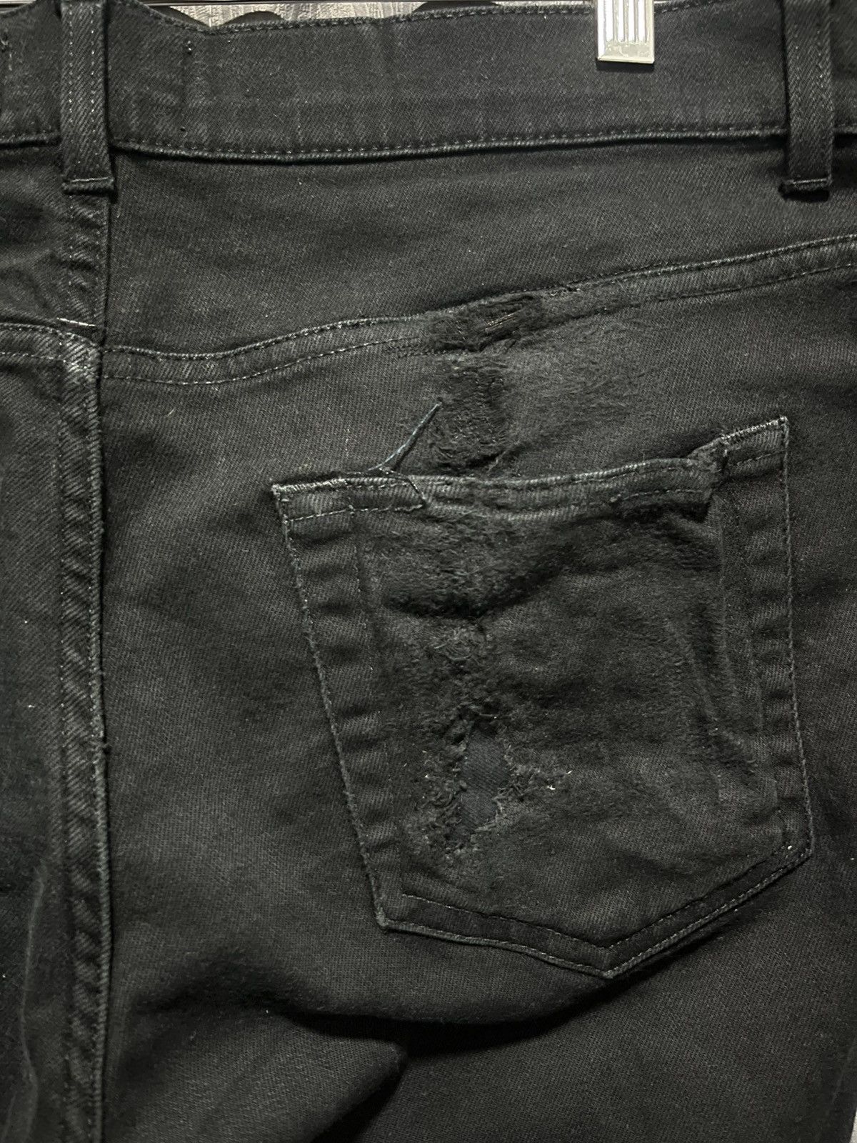 Acne Studios Acne Studio Slim Skinny Stretch Black Jeans Size US 33 - 4 Thumbnail