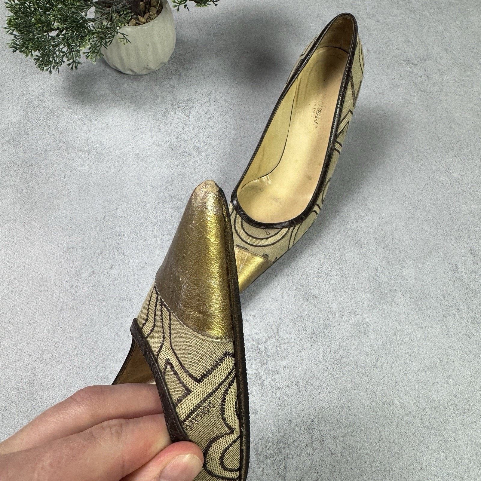 Dolce & Gabbana Dolce Gabbana Womrn Monogram Hells Pumps Size 38.5 US 8.5 Size US 8.5 / IT 38.5 - 10 Thumbnail