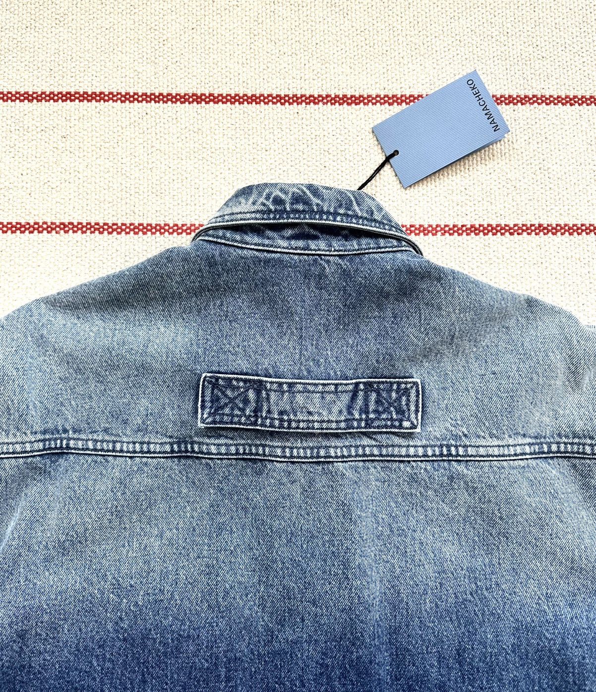 Namacheko New With Tags FW24-25 Hank Denim Shirt in Washed Blue size L Size US L / EU 52-54 / 3 - 19 Thumbnail