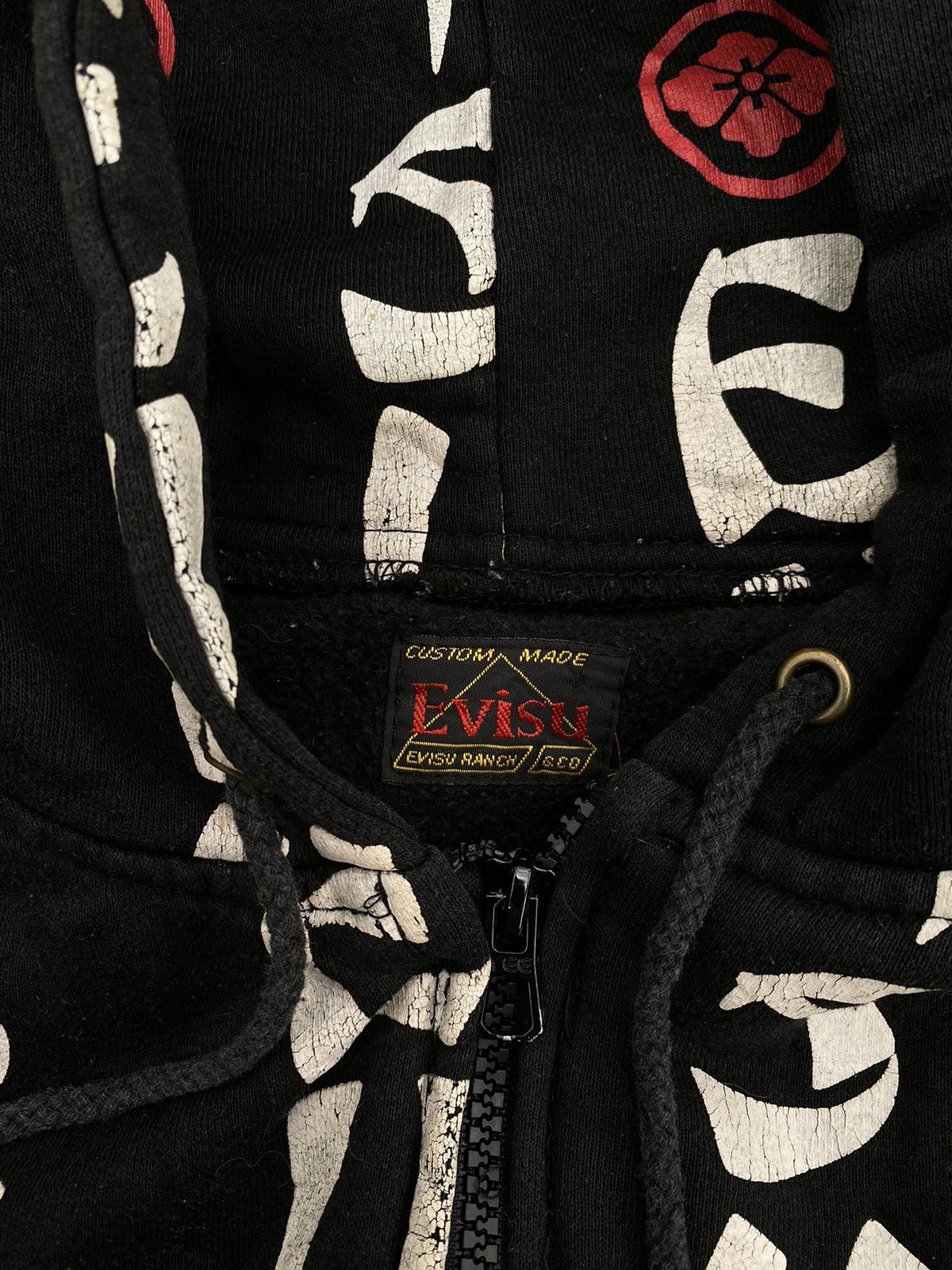 Evisu EVISU ZIP HOODIE FULL PRINT LOGO Size US L / EU 52-54 / 3 - 3 Thumbnail
