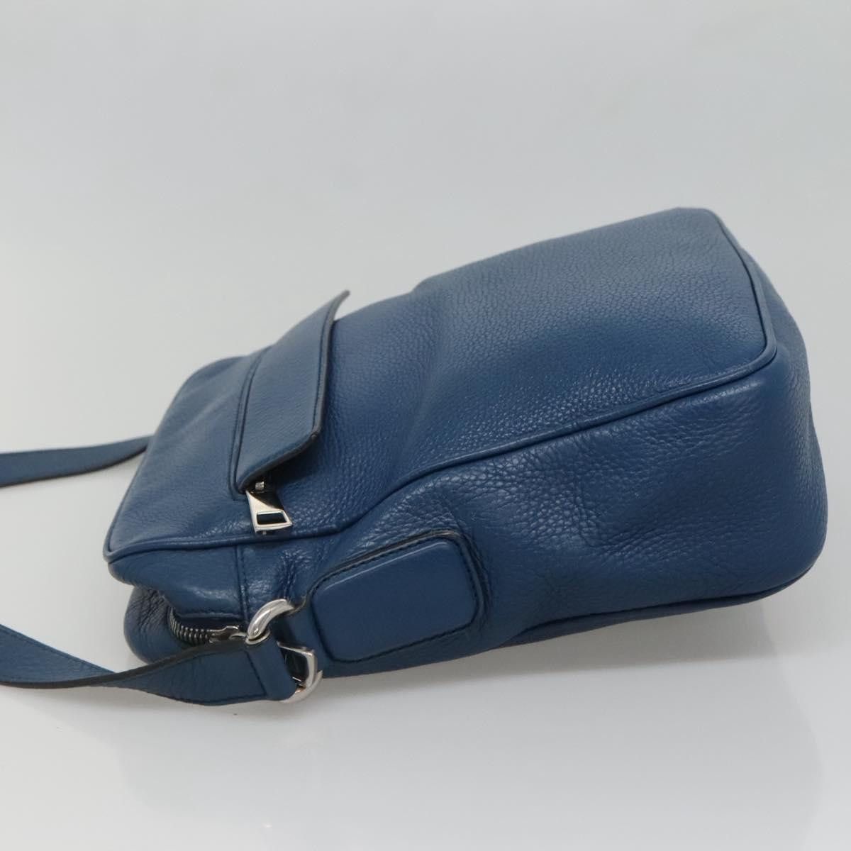 Gucci GUCCI Shoulder Bag Leather Blue Silver Size ONE SIZE - 4 Thumbnail