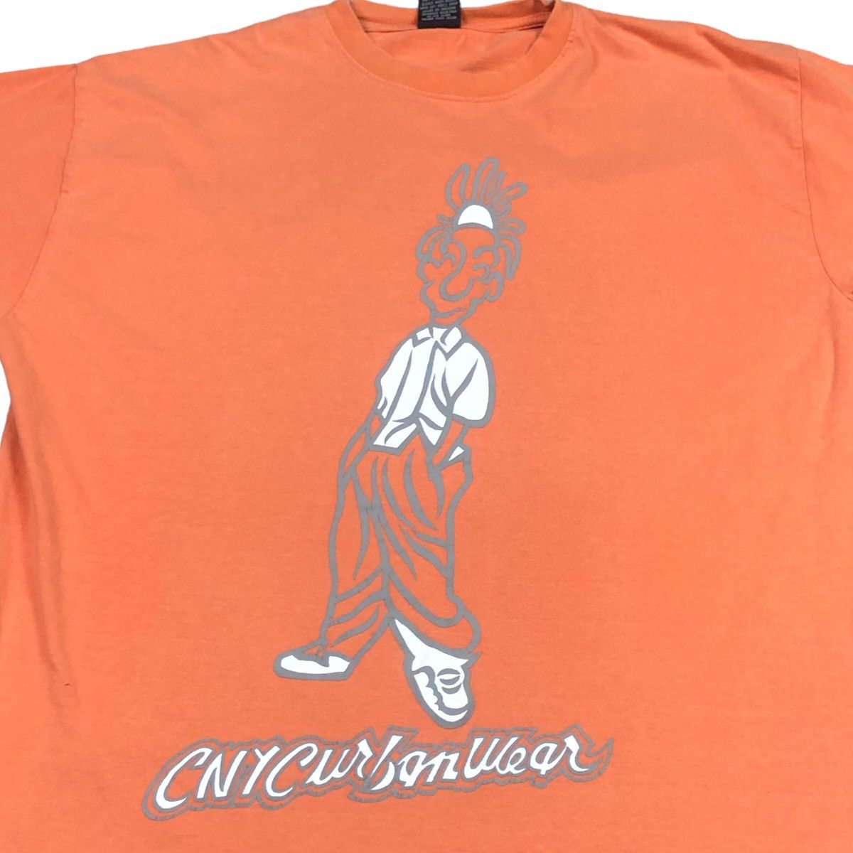 Vintage Canopy CNYC Urban Wear Cartoon Y2K Orange Shirt Adult XL Size US XL / EU 56 / 4 - 2 Thumbnail