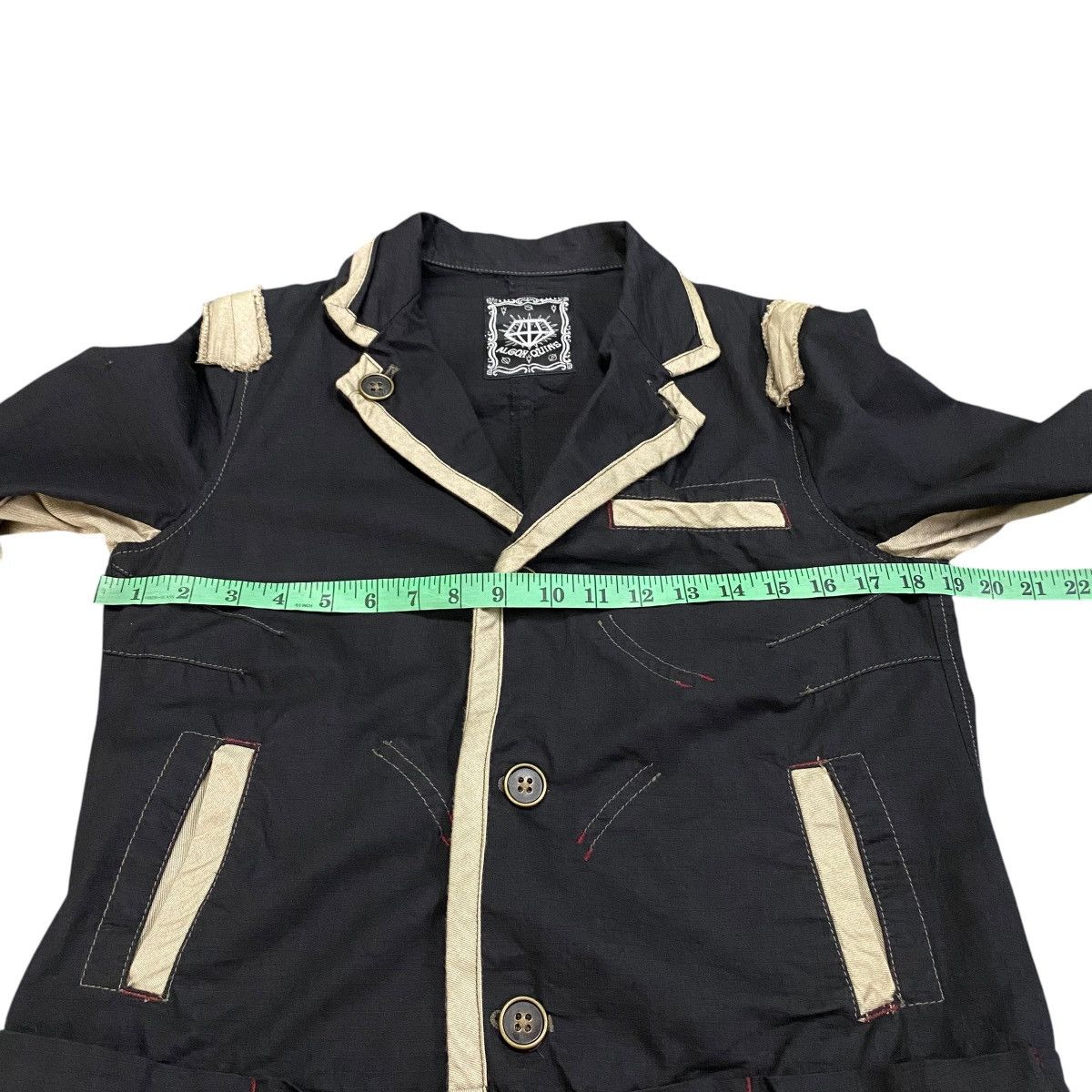 If Six Was Nine × Japanese Brand × Le Grande Bleu (L.G.B.) Vintage Algon Quins Button Jacket F Size But To Fit M Size Size US M / EU 48-50 / 2 - 14 Thumbnail