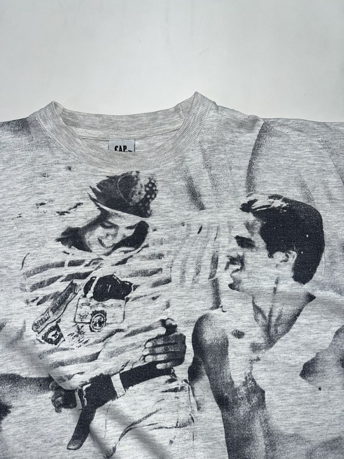 Vintage Vintage couple fullprint boxy fit tee mosquito head style Size US XL / EU 56 / 4 - 5 Thumbnail