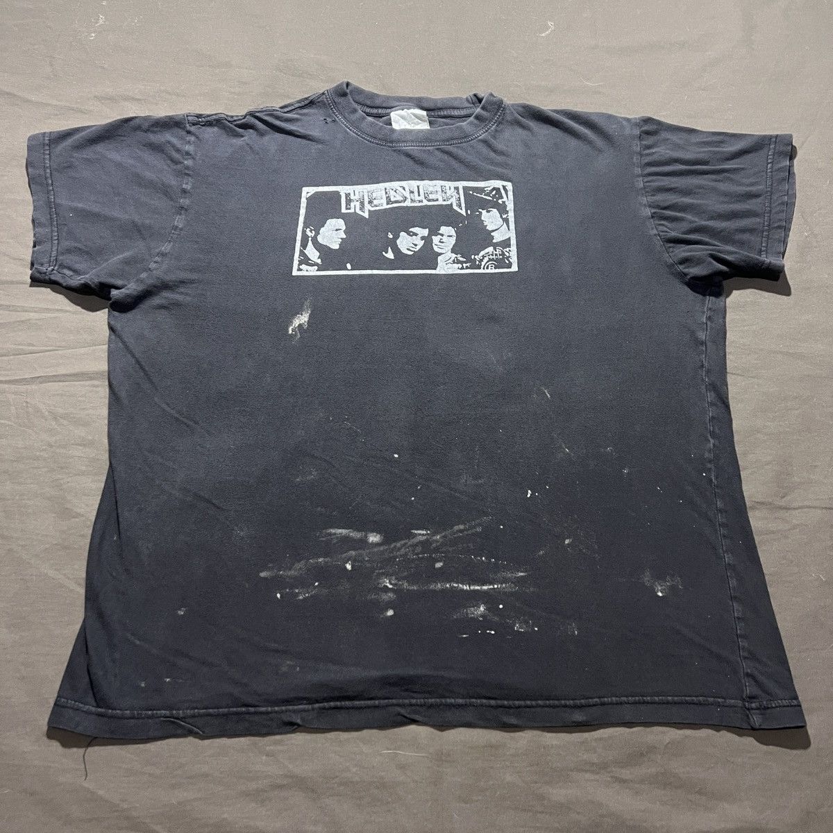 Band Tees Vintage Y2K Hedley Tee XL Thrashed Faded Pop punk Size US XL / EU 56 / 4 - 2 Thumbnail