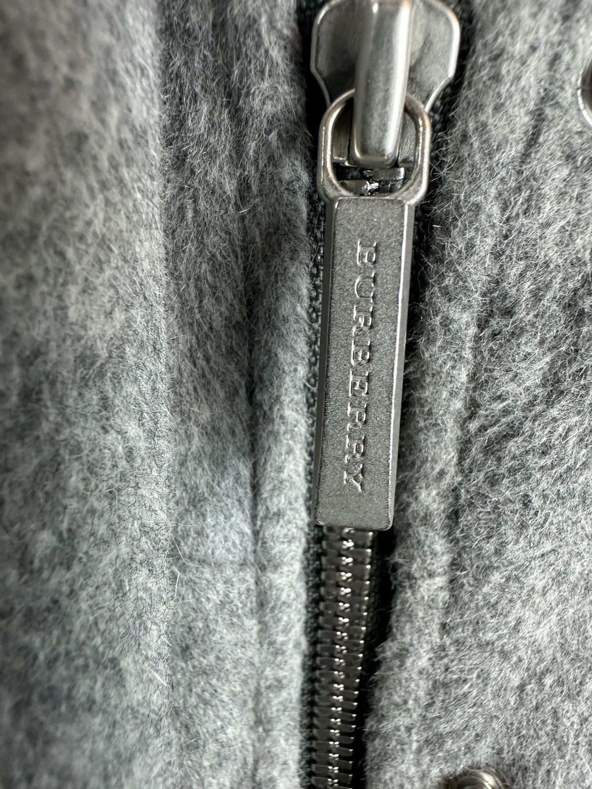 Burberry Burberry grey woolen coat Size L / US 10 / IT 46 - 5 Thumbnail
