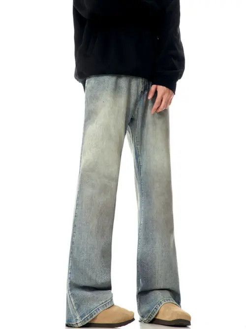 VIBE American straight retro loose casual flared jeans Size US 32 / EU 48 - 3 Thumbnail