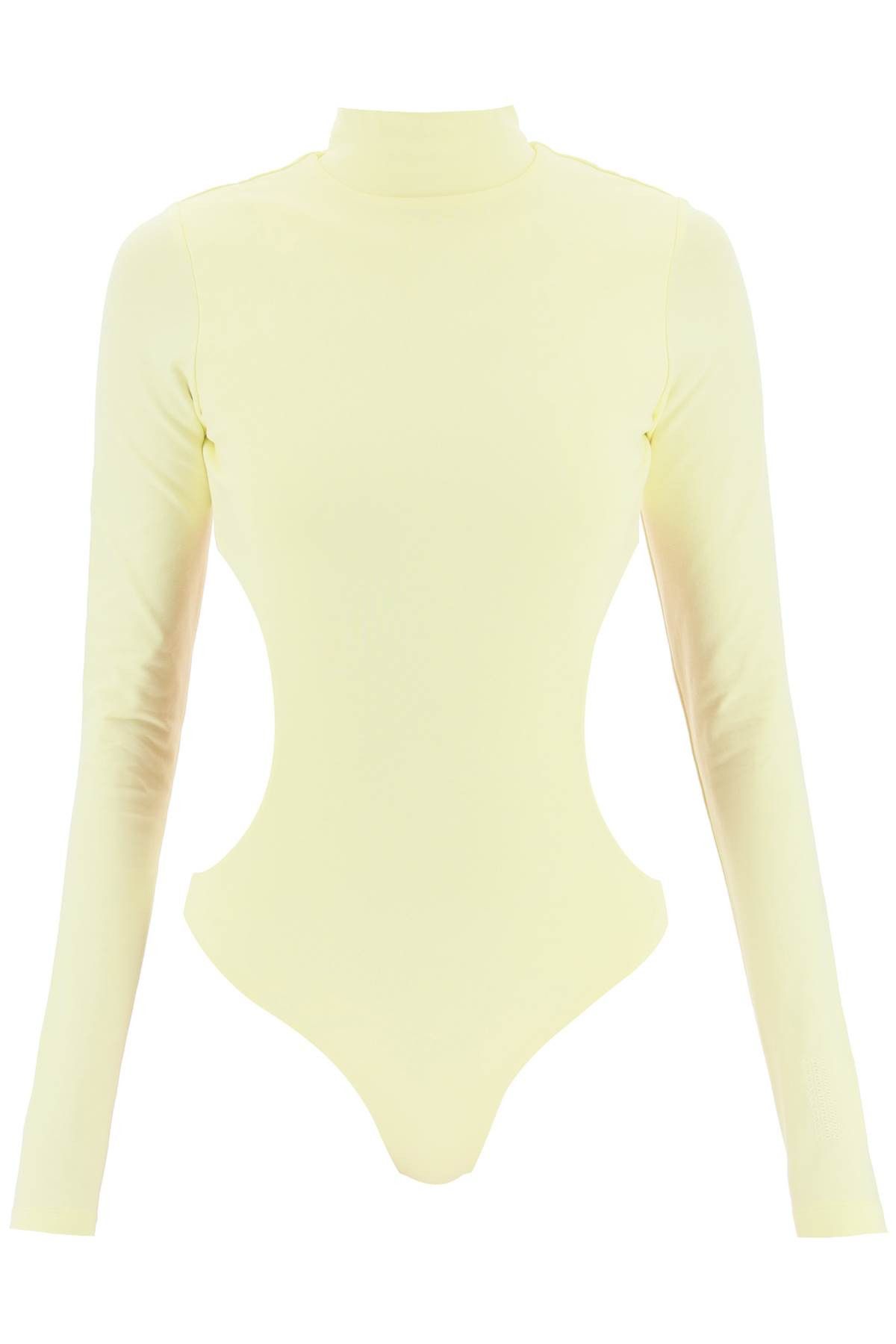 image of Marc Jacobs 'the Cutout Bodysuit' in Tender Yellow, Women's (Size Medium)