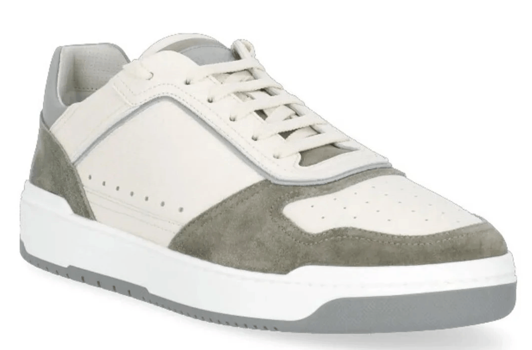Brunello Cucinelli Brunello Cucinelli Color-Block Low-Top Sneakers in White Size US 7 / EU 40 - 2 Thumbnail