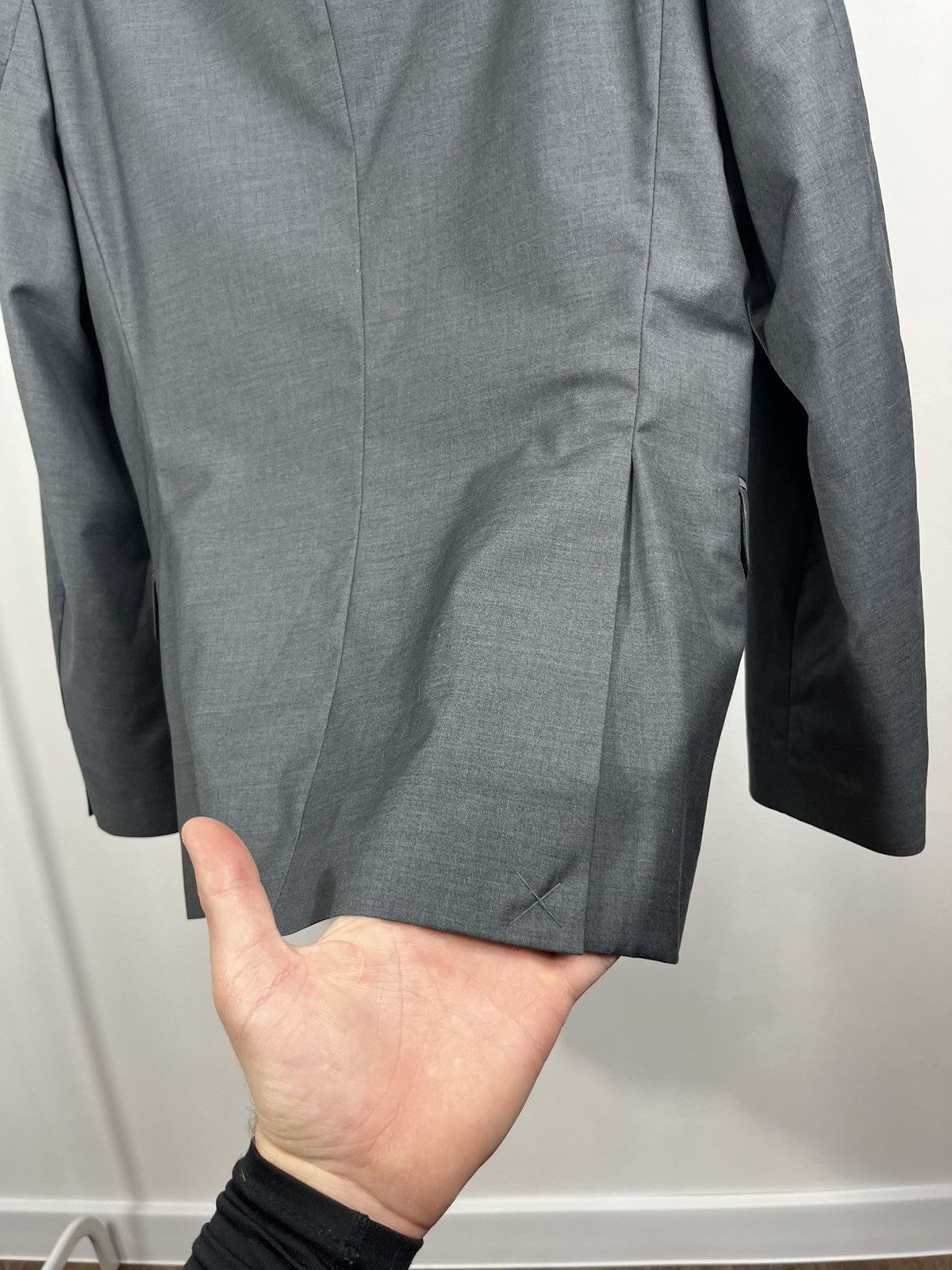 Pal Zileri Pal Zileri Grey Blazer Jacket Tailored Fit EU 48 Size 38R - 9 Thumbnail