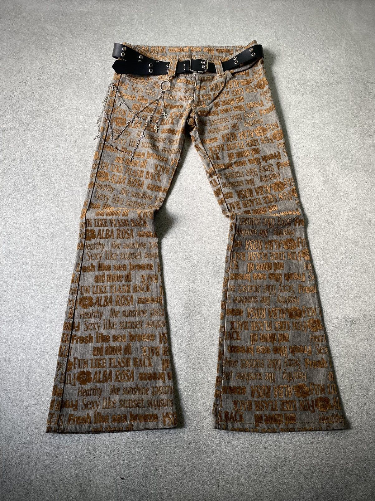 If Six Was Nine 🚨CYBER WEEK 🚨 hysteric glamour style flared pants Size US 30 / EU 46 - 1 Thumbnail