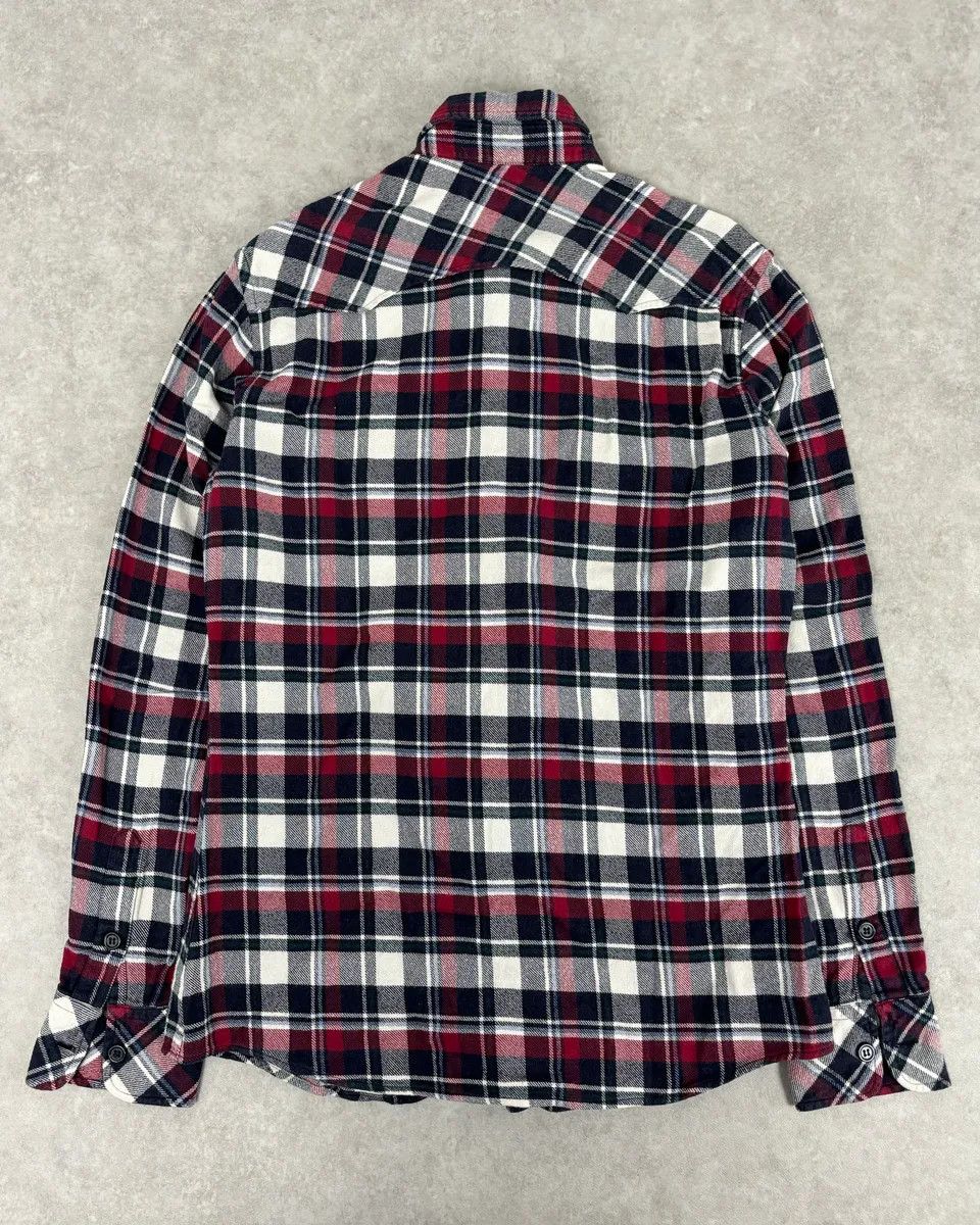 Dolce & Gabbana 2010s Dolce & Gabbana Red Black White Checkered Sicilian Shirt Size US M / EU 48-50 / 2 - 5 Thumbnail