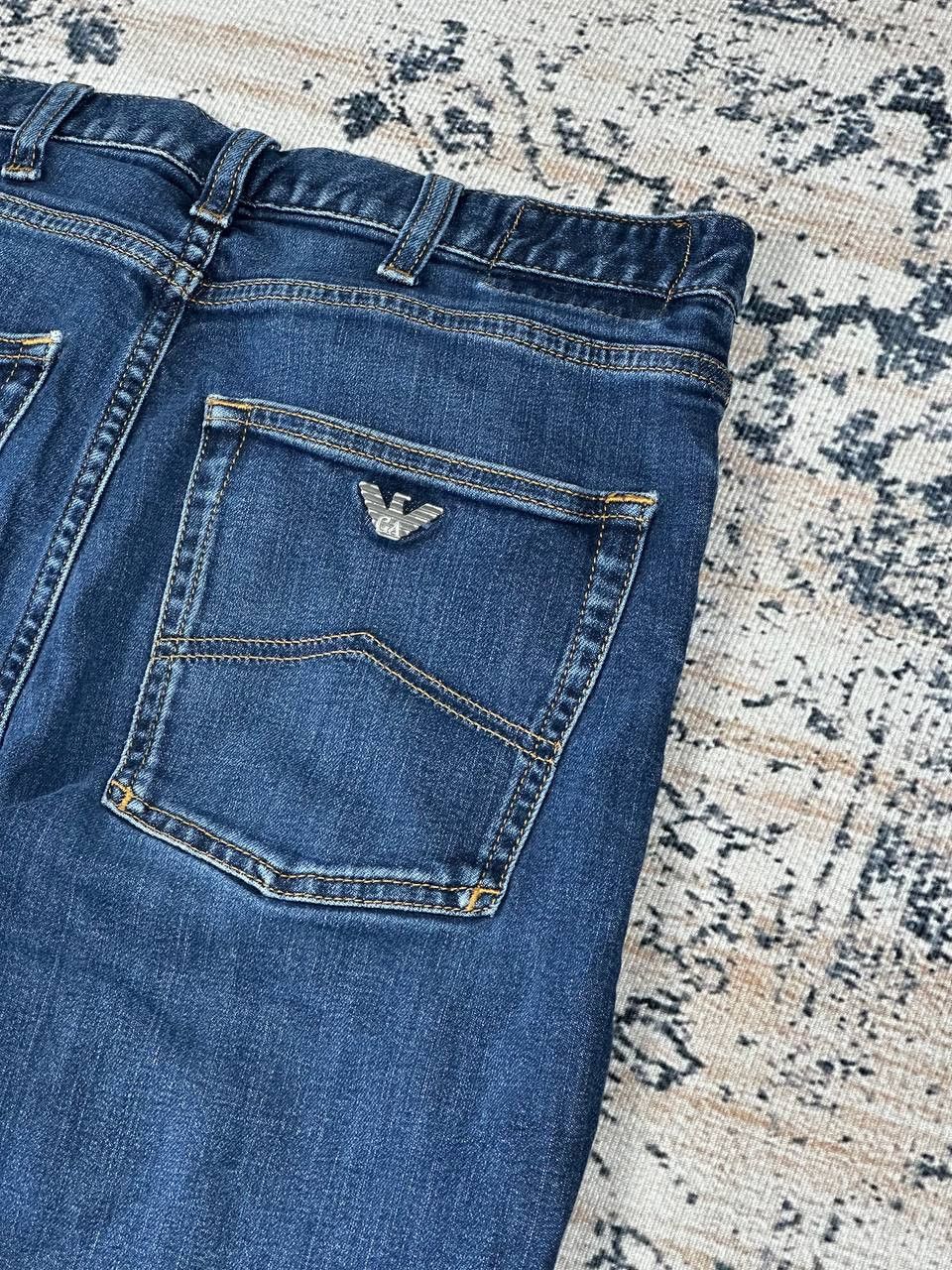 Armani Vintage Armani Jeans Blue Slim Grunge Pants Size US 32 / EU 48 - 12 Thumbnail