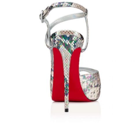Christian Louboutin o1s1wg110125 Platforms Jenlove 120mm Sandals in Multicolor Size US 9 / IT 39 - 3 Thumbnail