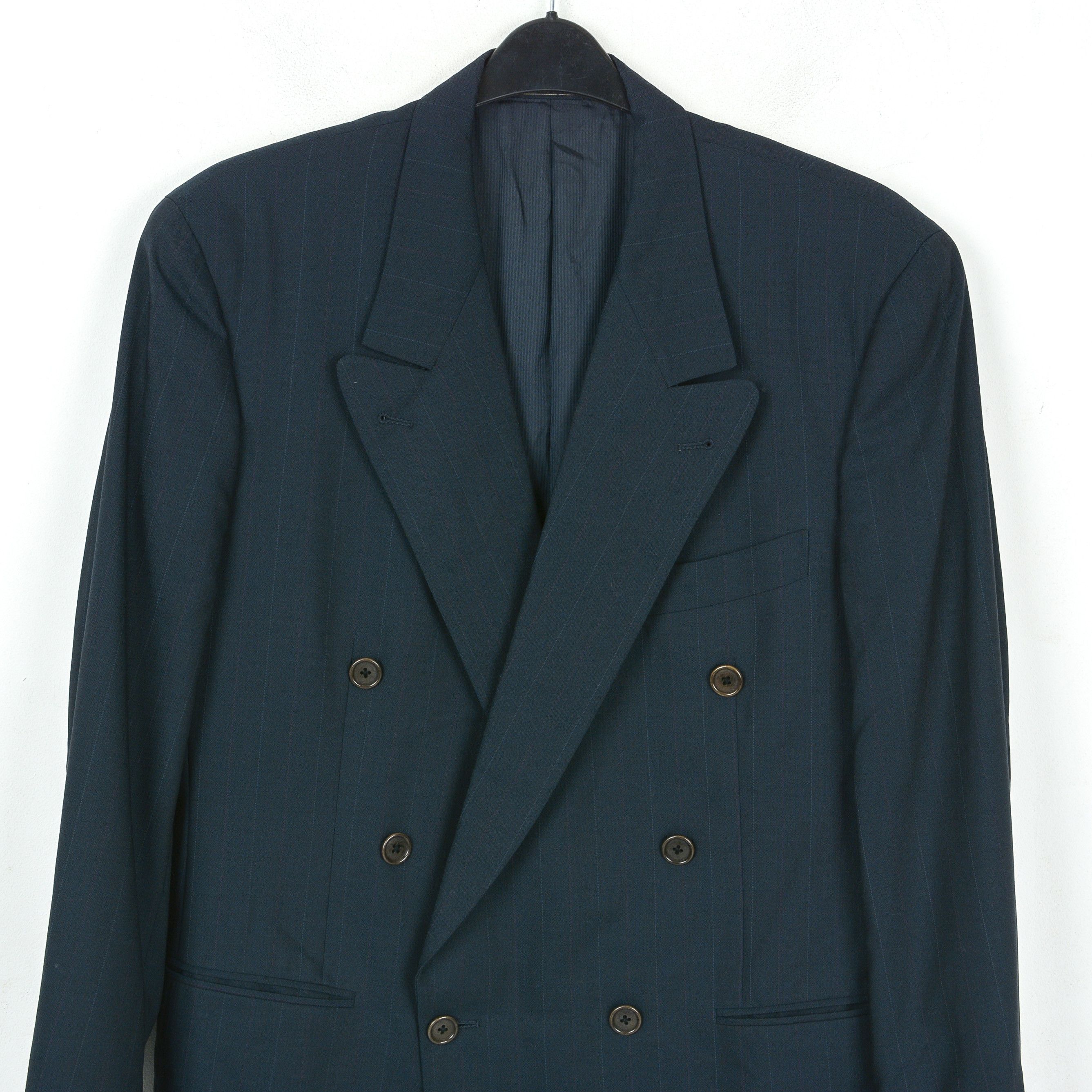 Corneliani 100s Extrafine Wool Men Blazer Suit Jacket Blazer Sport Coat Size 40R - 2 Thumbnail