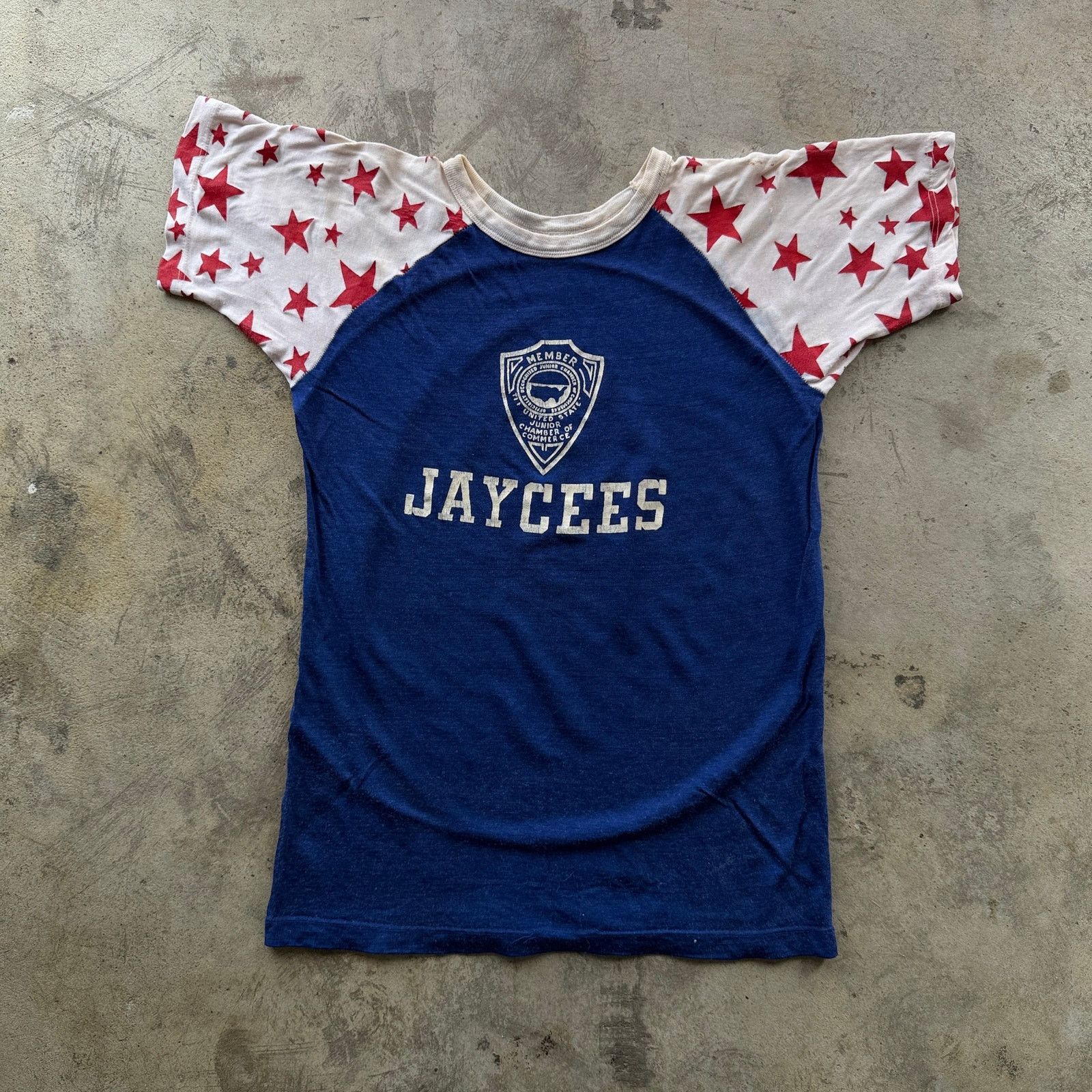 Other SUPER RARe 50s Jaycees Star Sleeve Raglan Tee Americana Size US S / EU 44-46 / 1 - 1 Thumbnail
