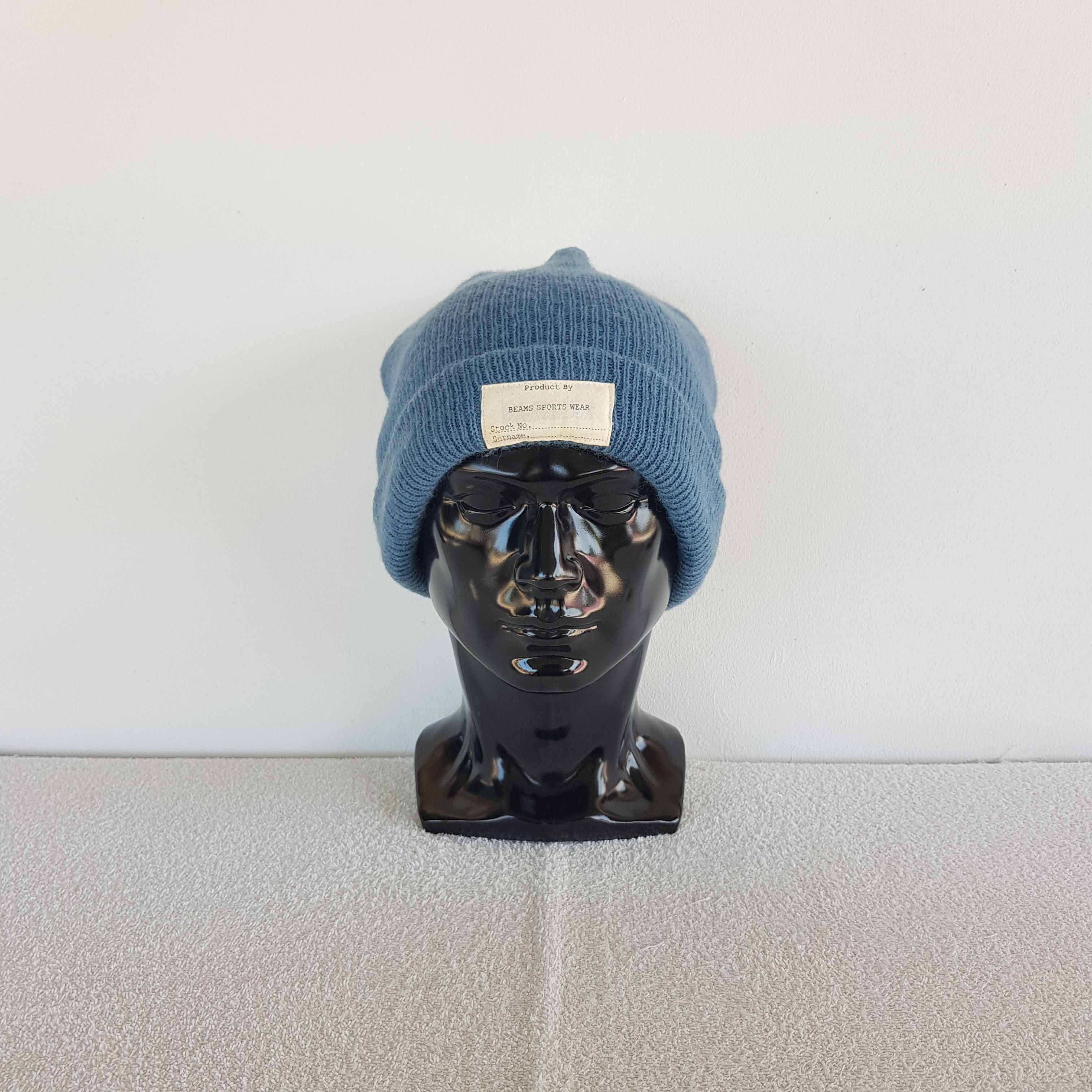 Beams Plus Vintage Beams Beanie Ribbed Fair Isle Knit Snow Caps Hats. Size ONE SIZE - 1 Thumbnail