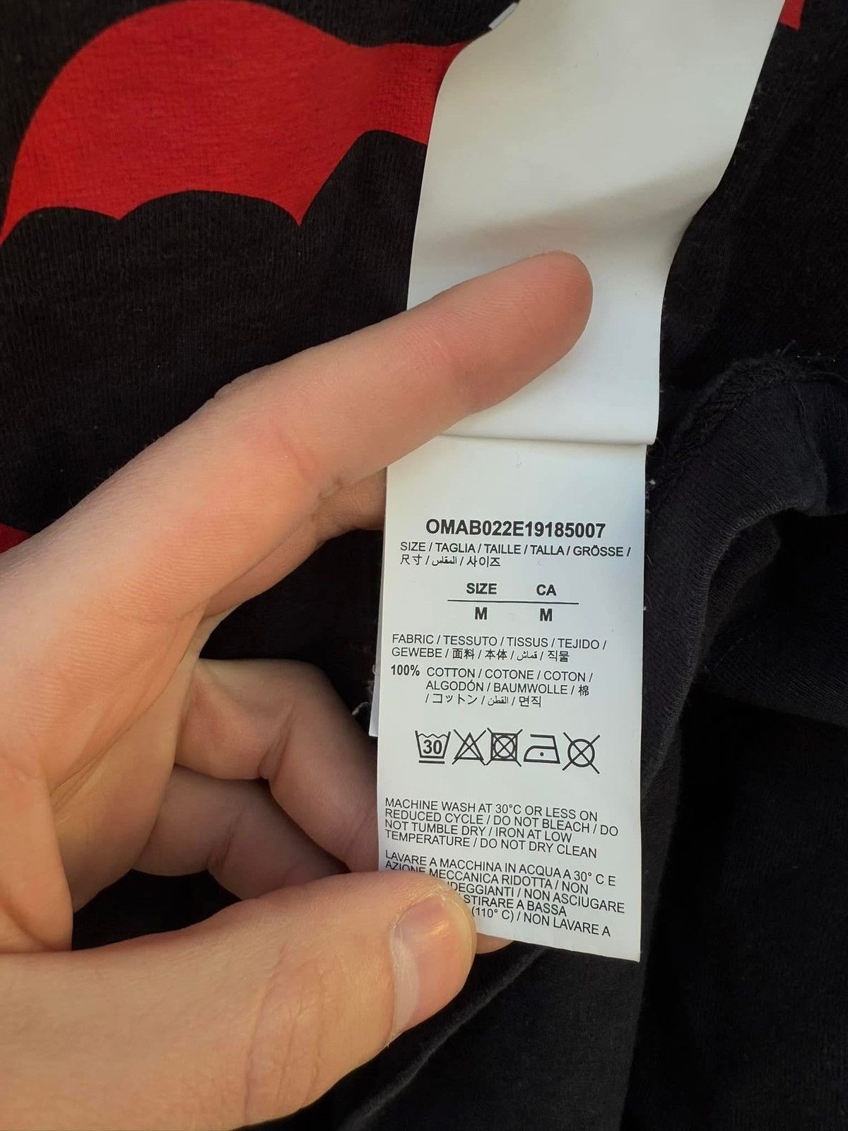 Off-White Off-White Diagonal Bats Layered Longslevve Size US M / EU 48-50 / 2 - 9 Thumbnail
