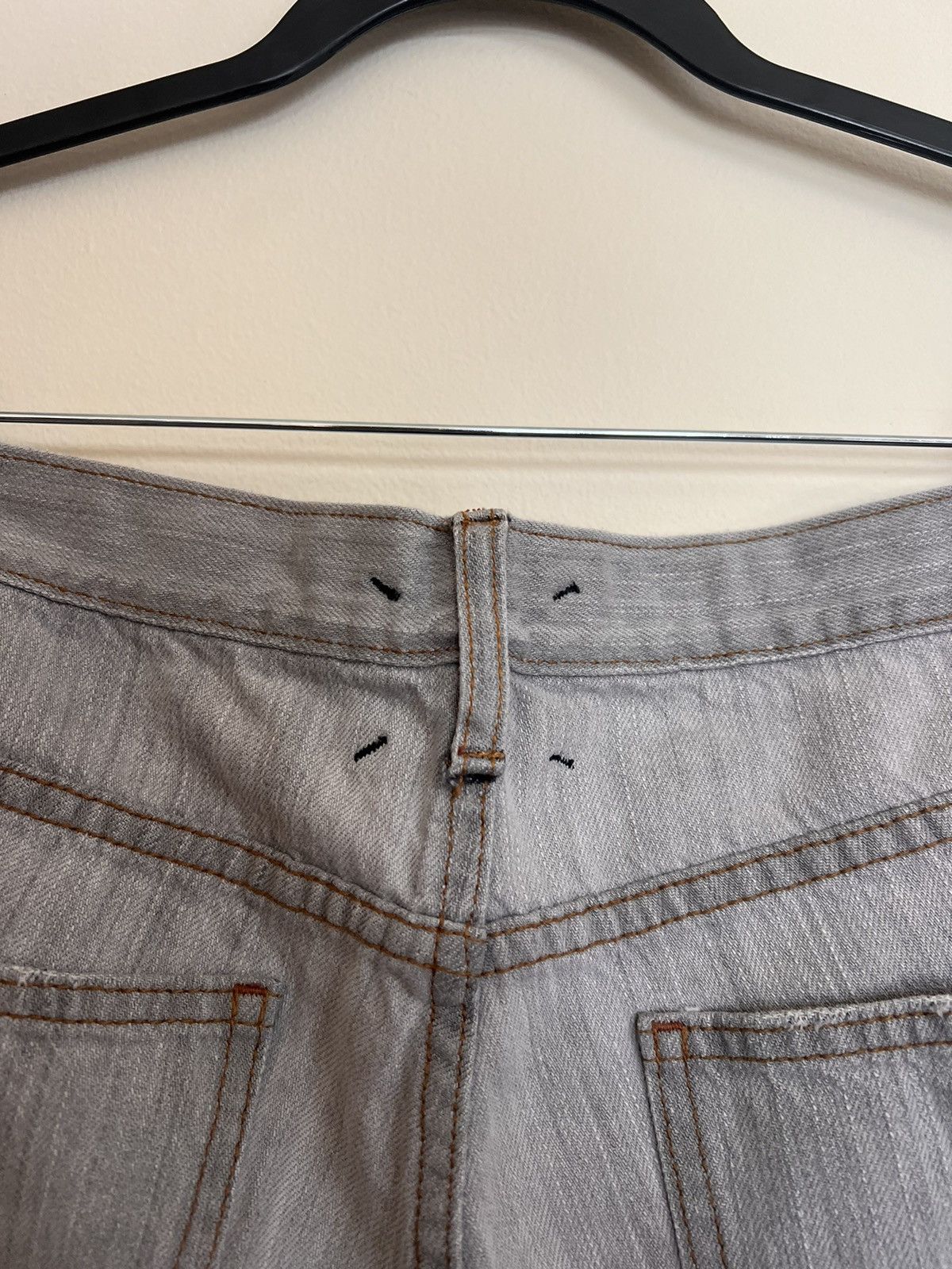 Calvin Klein Calvin Klein Jeans Boot Cut Grey/Silver Jeans Size US 32 / EU 48 - 4 Thumbnail