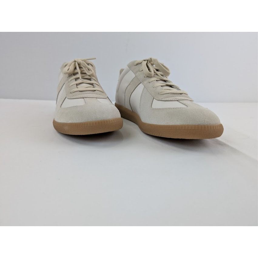 Maison Margiela o1rshd1 Leather Replica Sneaker in White / Grey Size US 12 / EU 45 - 5 Thumbnail