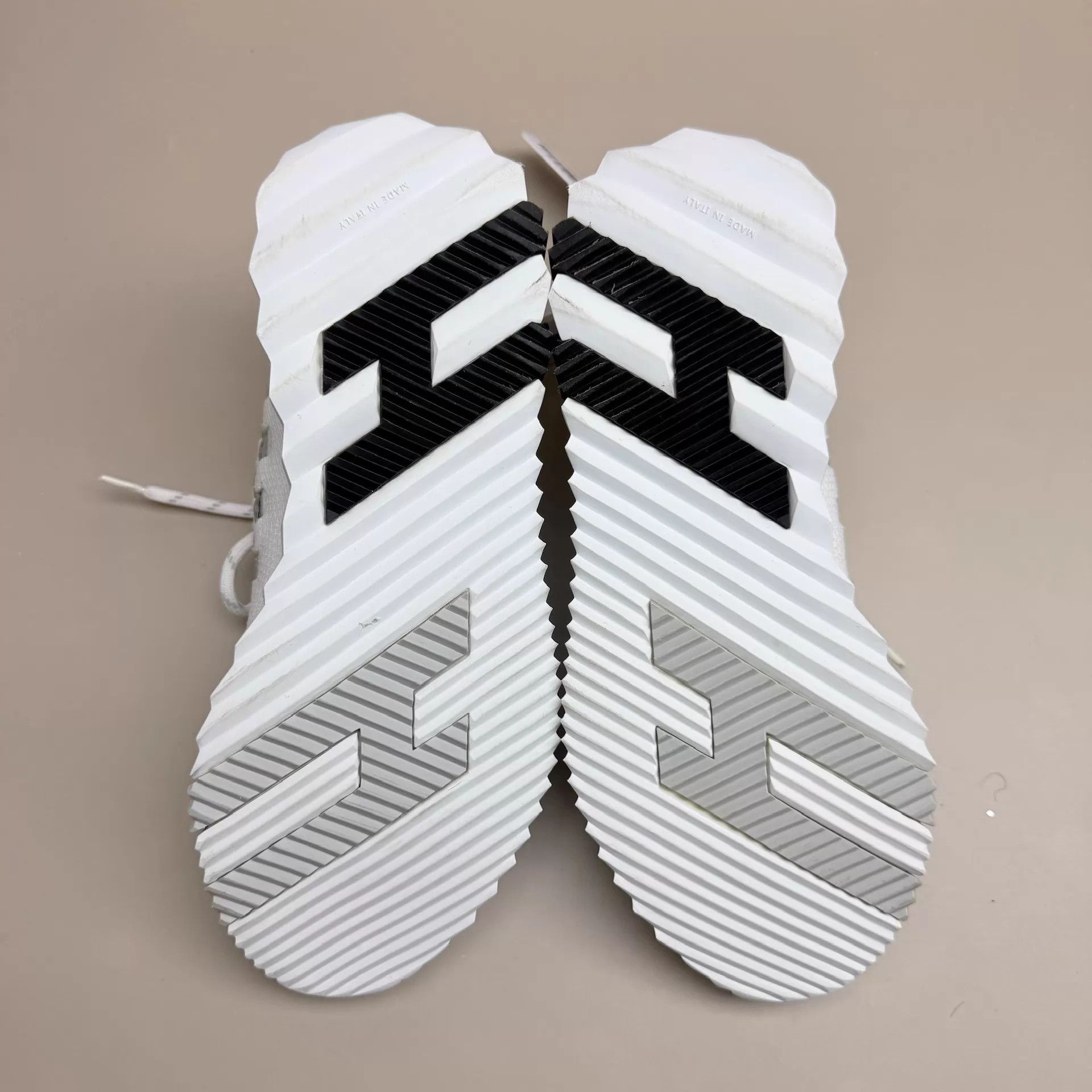 Hermes Hermes Black & White H Check Sneakers Size 37 99 New Size US 6.5 / IT 36.5 - 6 Thumbnail