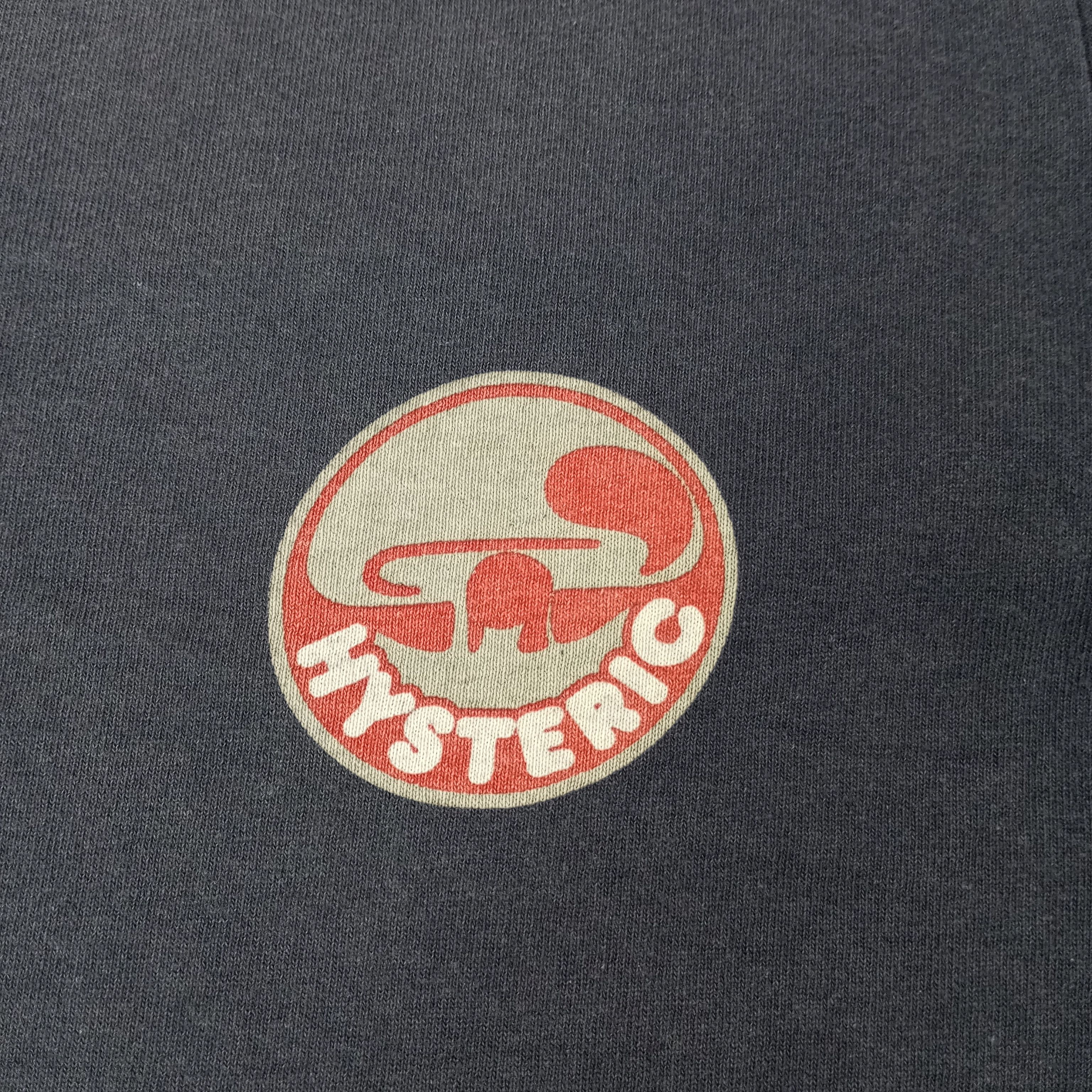Hysteric Glamour × Japanese Brand × Vintage Hysteric Glamour Streetwear Backprint Design Tshirt c219n19 Size US S / EU 44-46 / 1 - 4 Thumbnail