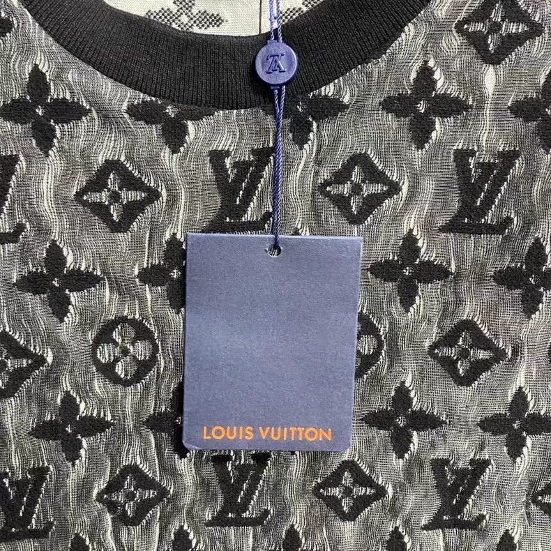 Louis Vuitton Louis Vuitton Black full-print logo short sleeve 2502-Next Size US XXL / EU 58 / 5 - 4 Thumbnail
