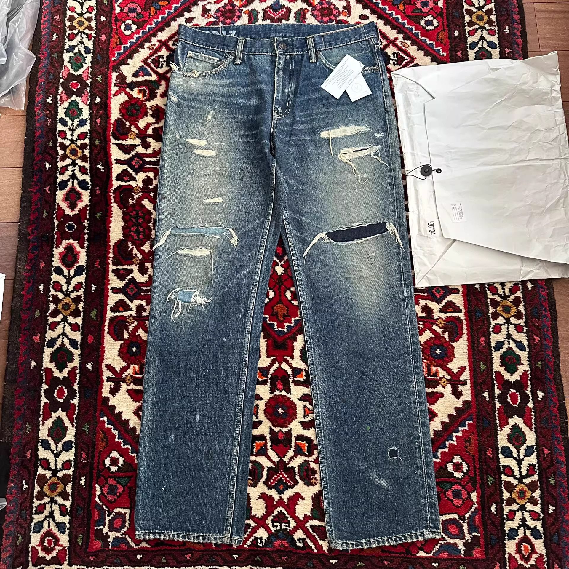 Visvim visvim Journeyman Wide Mud Dyed Jeans Size US 34 / EU 50 - 1 Thumbnail