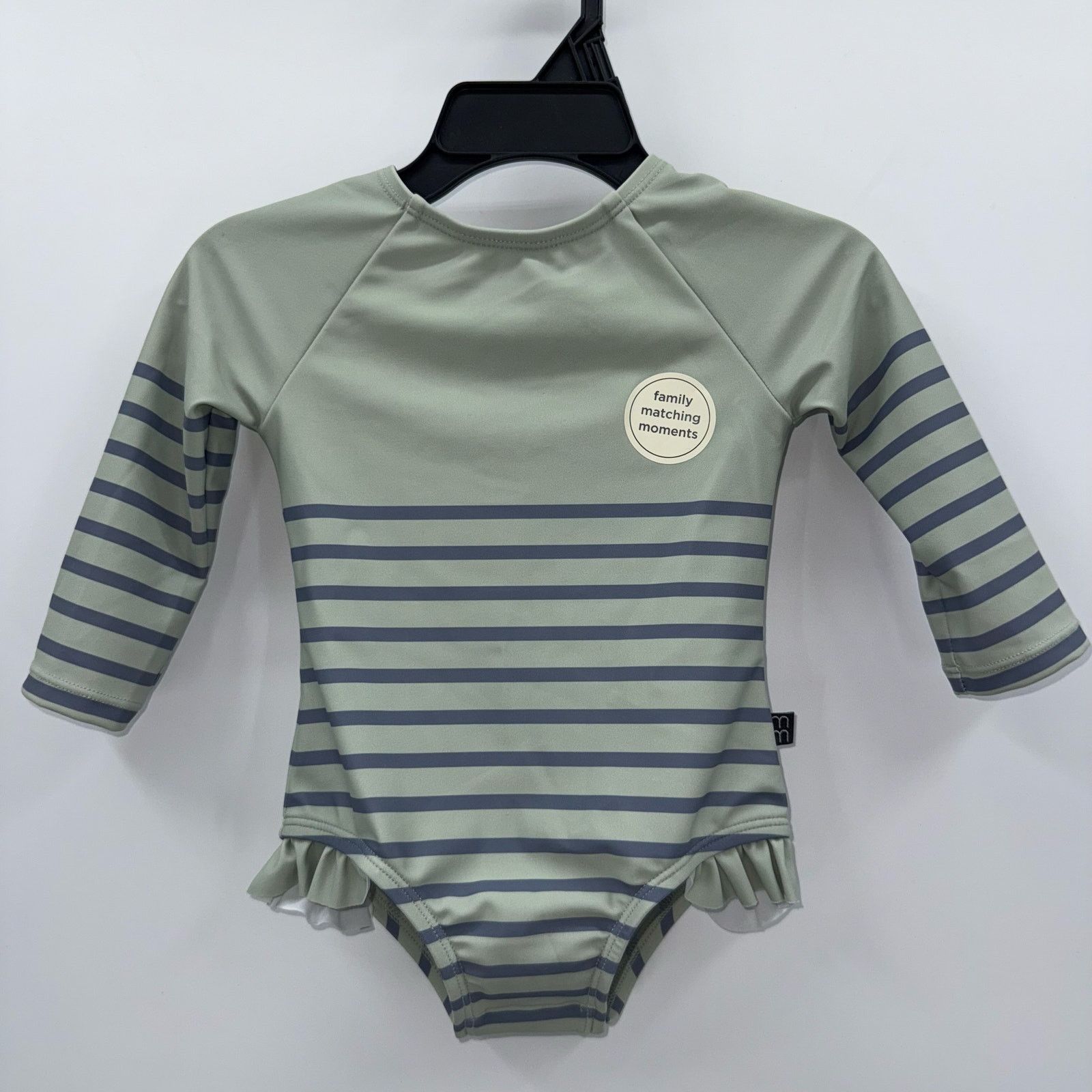 Other NWT Gerber Modern Moments Baby Girl Long Sleeve Swimsuit 12M Size ONE SIZE - 1 Thumbnail