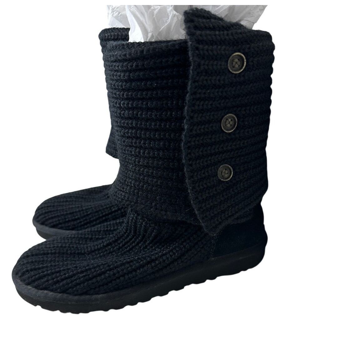 Ugg Tall Knit Boots Ugg Black Classic Knitted Sweater Tall