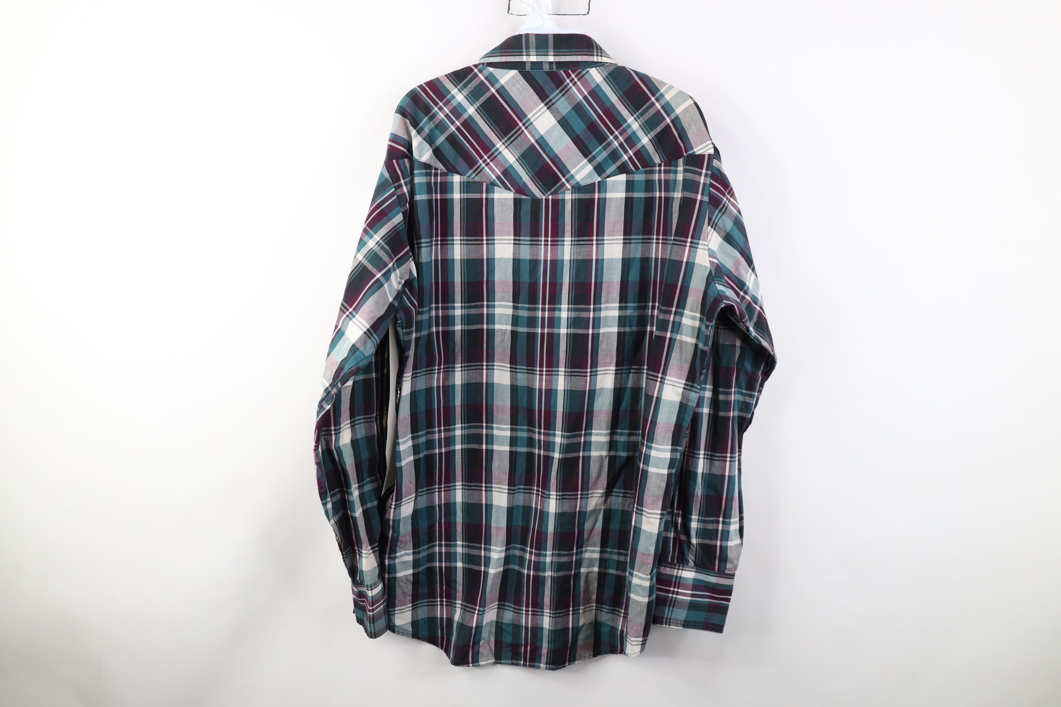 Vintage Vintage 70s Rockabilly Western Rodeo Snap Button Shirt Size US L / EU 52-54 / 3 - 11 Thumbnail