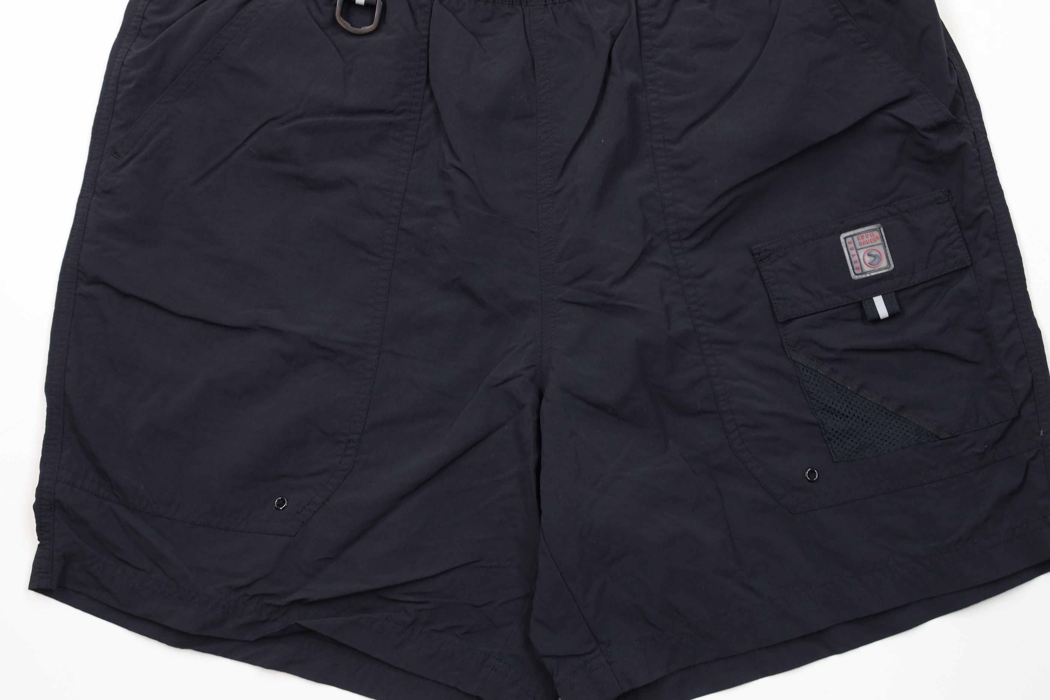 Eddie Bauer × Vintage Vintage 90s Eddie Bauer EbTek Lined Above Knee Belted Shorts Size US 36 / EU 52 - 3 Thumbnail