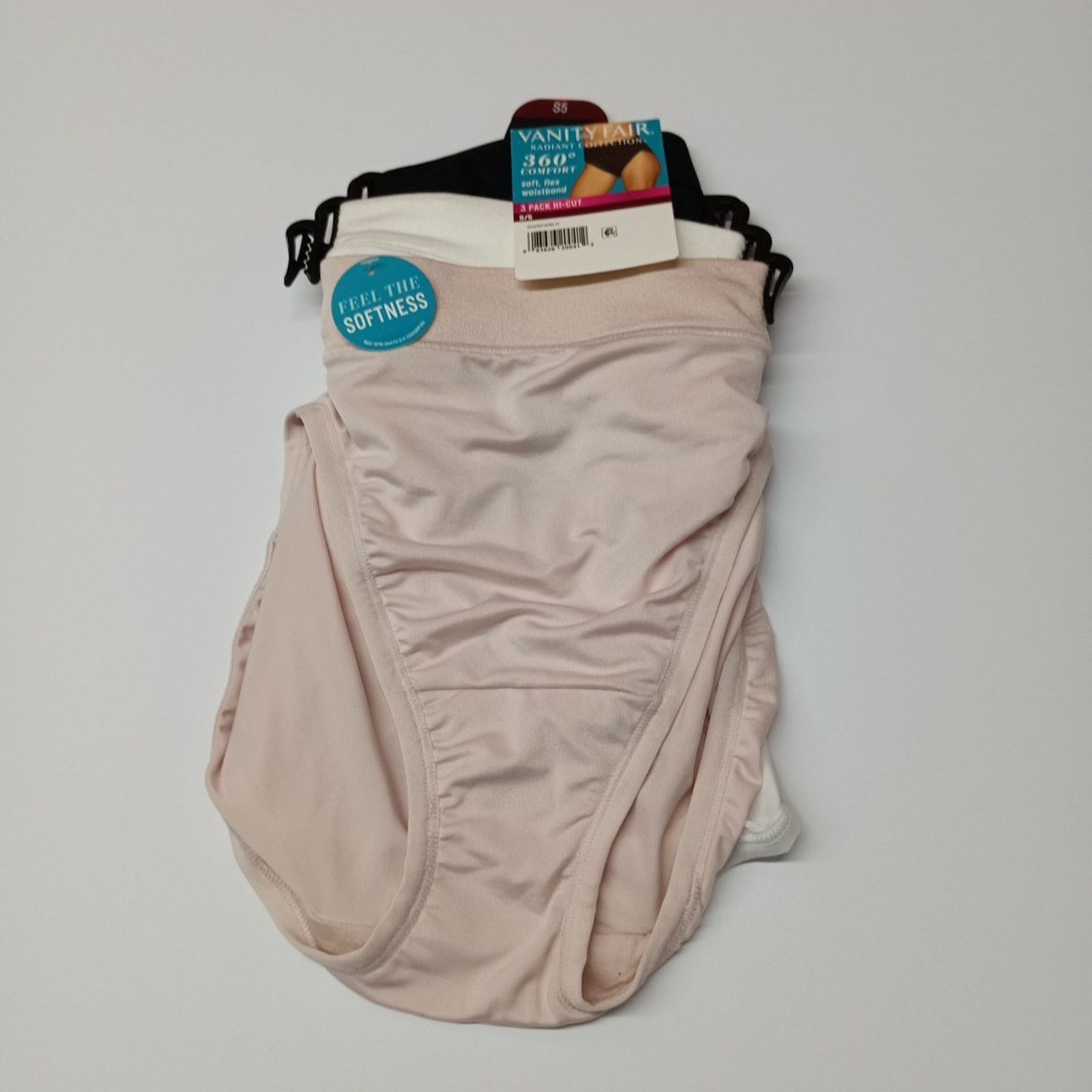 Other VANITY FAIR Women 3-Pair 360 Comfort Hi Cut Panties Size S/5 Size ONE SIZE - 1 Thumbnail