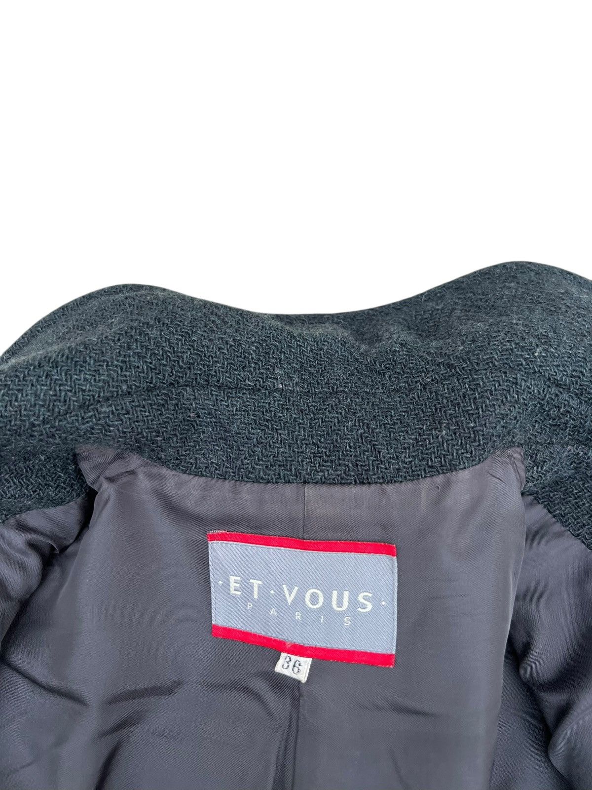 Hysteric Glamour Vintage 90s Et Vous Paris Hybrid Wool Jacket Size US S / EU 44-46 / 1 - 11 Thumbnail