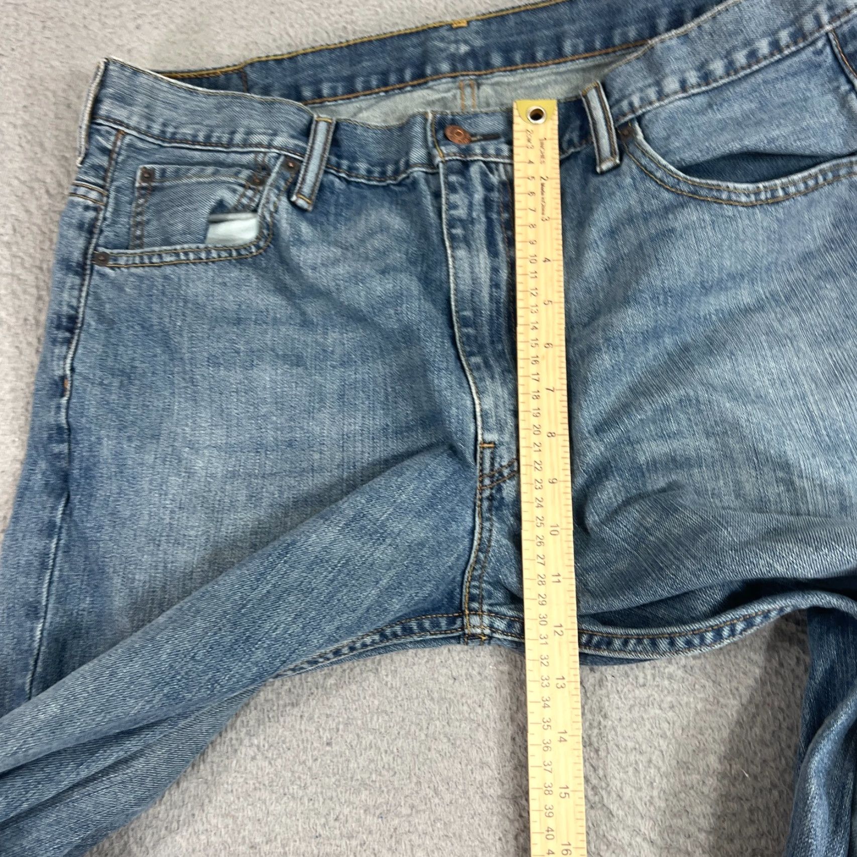 Levi's Levi's 569 Jeans Mens 36x30 Relaxed Straight Blue Medium Wash Pants Size US 36 / EU 52 - 4 Thumbnail