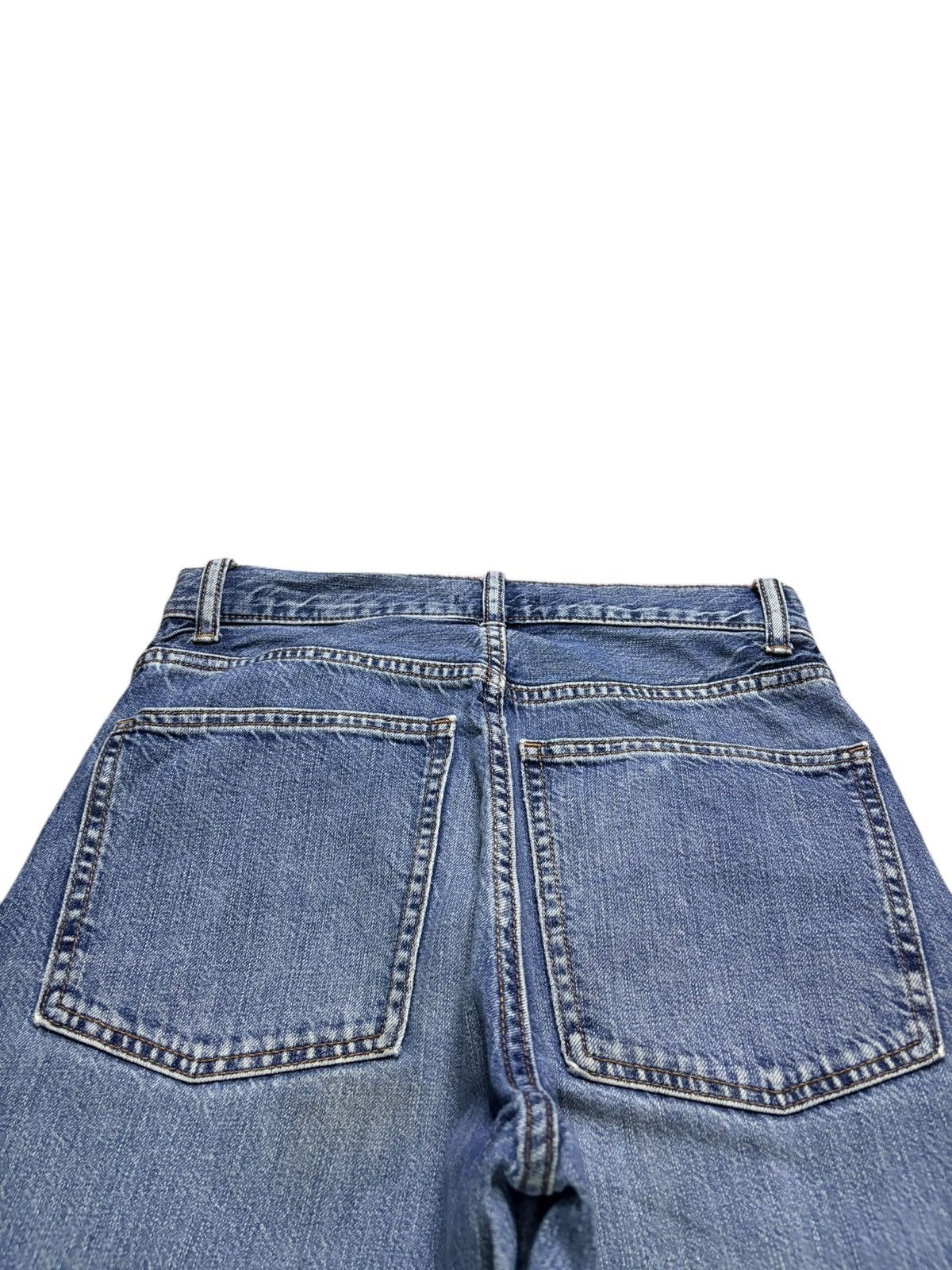 Uniqlo Vintage Uniqlo Lemaire Blue Wash Loose Baggy Jeans Size US 27 - 8 Thumbnail