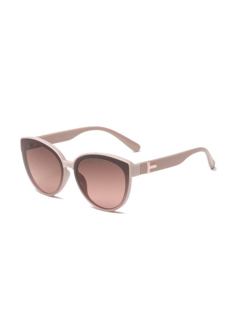 Other Pink Square Frame Pink Grey Lens Polarized Sunglasses Size ONE SIZE - 1 Thumbnail