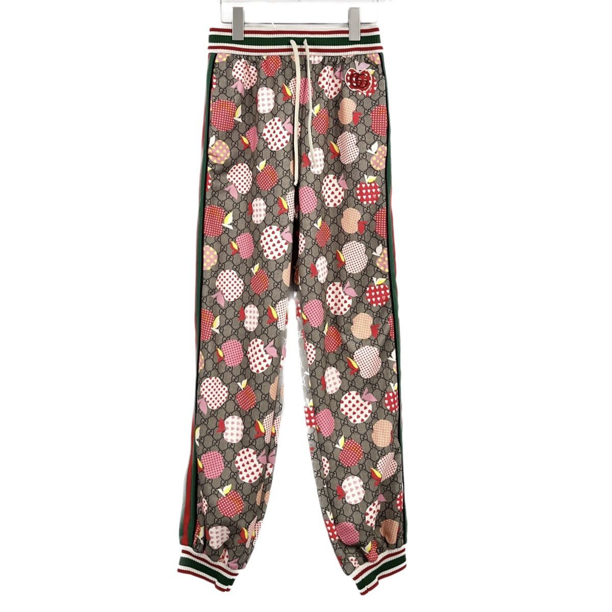 Gucci Gucci Apple Logo Jacquard All-over Print Sweatpants K26WX Size 26" / US 2 / IT 38 - 1 Thumbnail