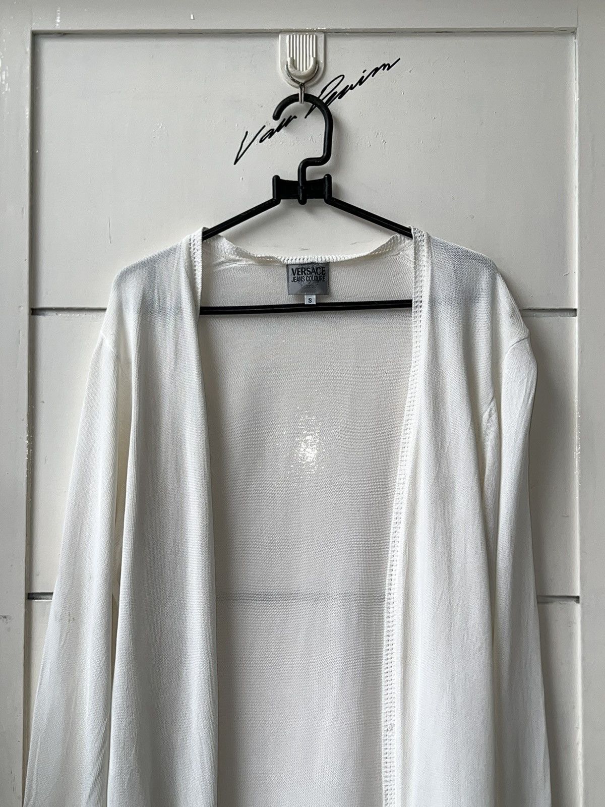 Versace Jeans Couture Versace Jeans Couture White Cardigan Size US S / EU 44-46 / 1 - 9 Thumbnail